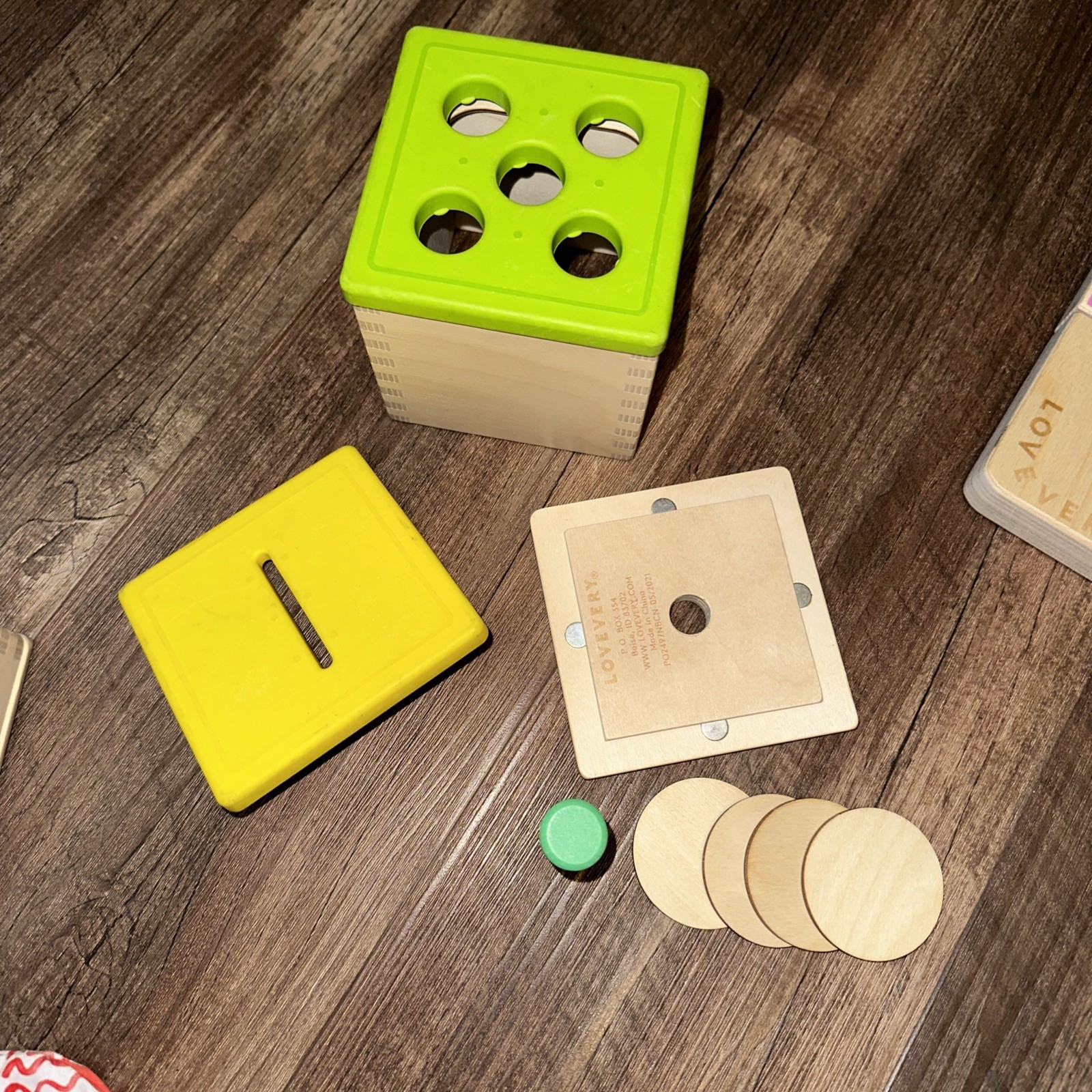 Huge LOVEVERY Lot Montessori Wooden Toys Development Puzzle Baby Development