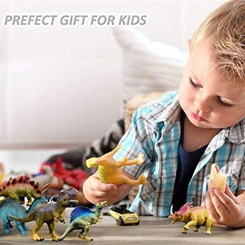 Dinosaur Toys Set – 6 Realistic Figures (6-7 Inch) for Creative Imaginative Play