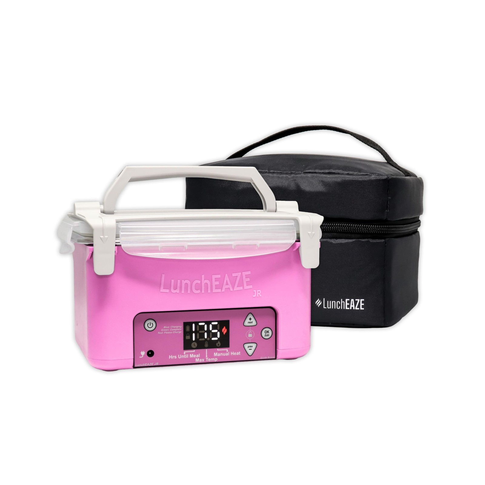 LunchEAZE JR Junior Kids Electric Lunch Box, Cordless Battery Powered Food Wa…