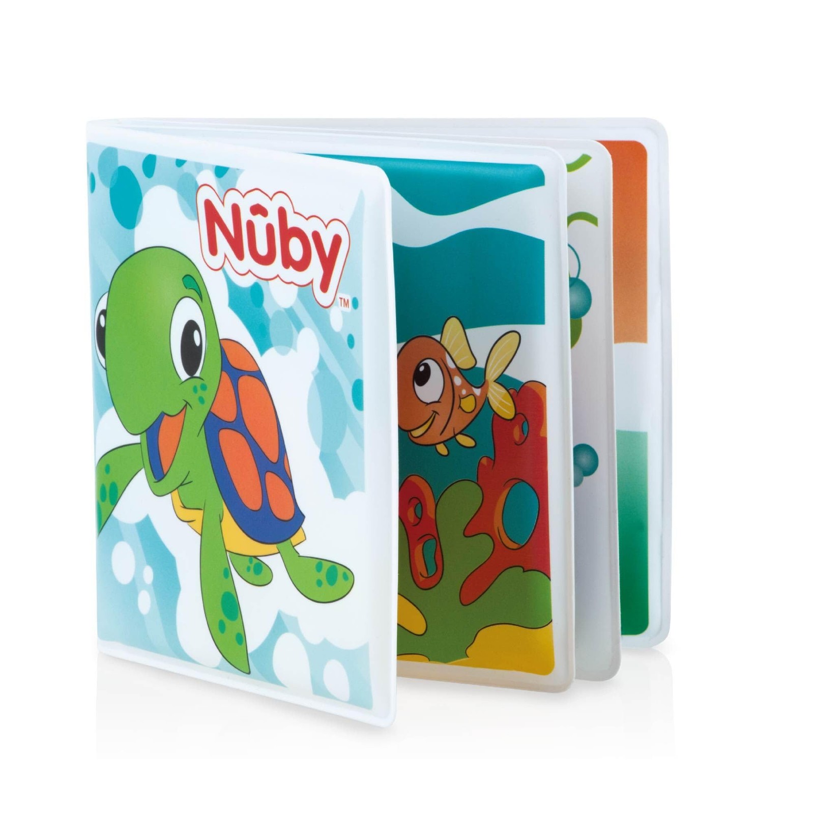 Nuby Bath Fun Time Book with Water-Proof Pages and 1 Count (Pack of 1), White