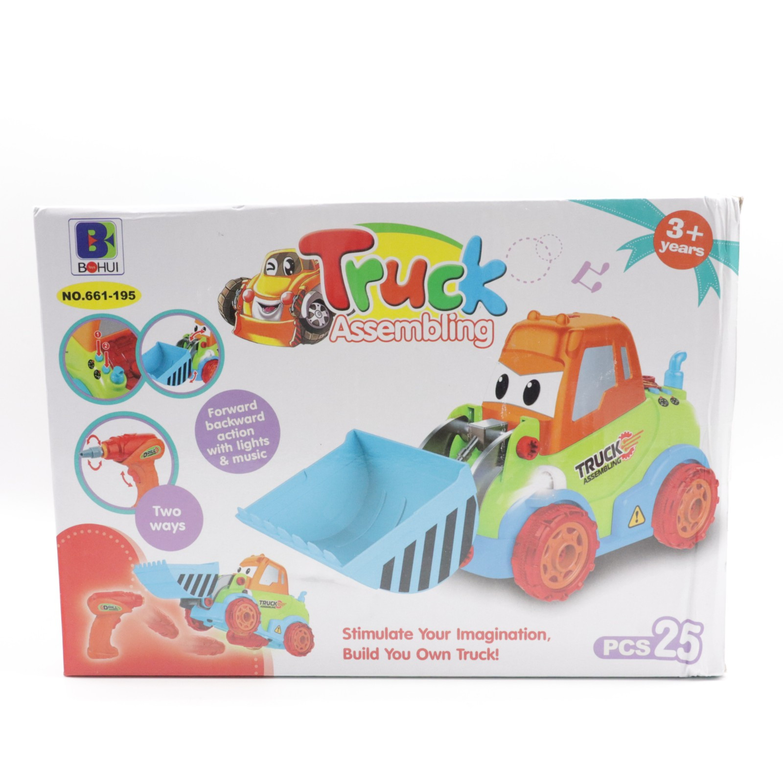 Learn And Play Build Your Own Truck Bulldozer Toy With Drill