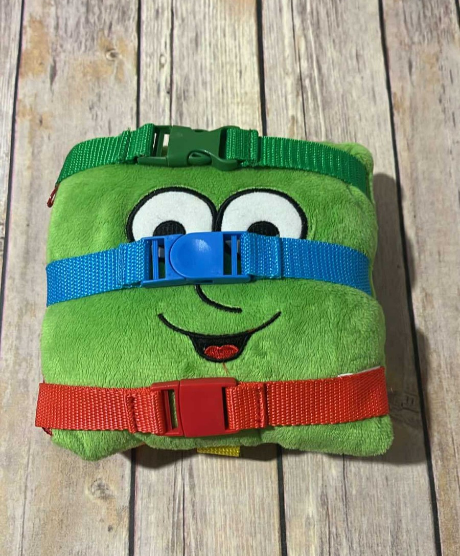 Buckle Toys Buster Fine Motor Skills Learning Activity Toy Shapes Numbers Plush