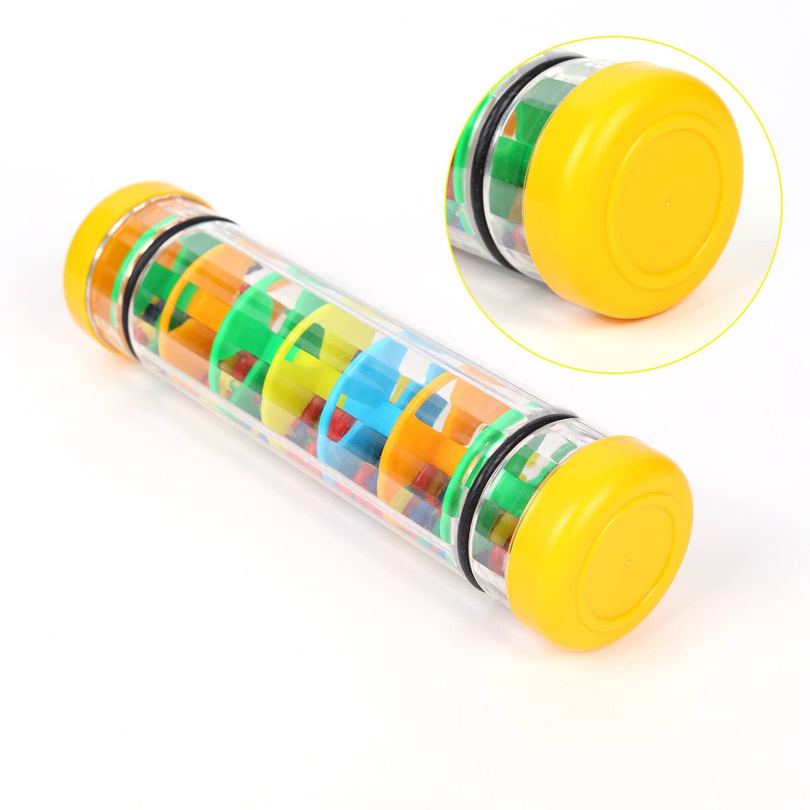 Rainmaker 8 inch Mini Rain Stick for Babies Rattle Tube Rain Stick Shaker Mus…