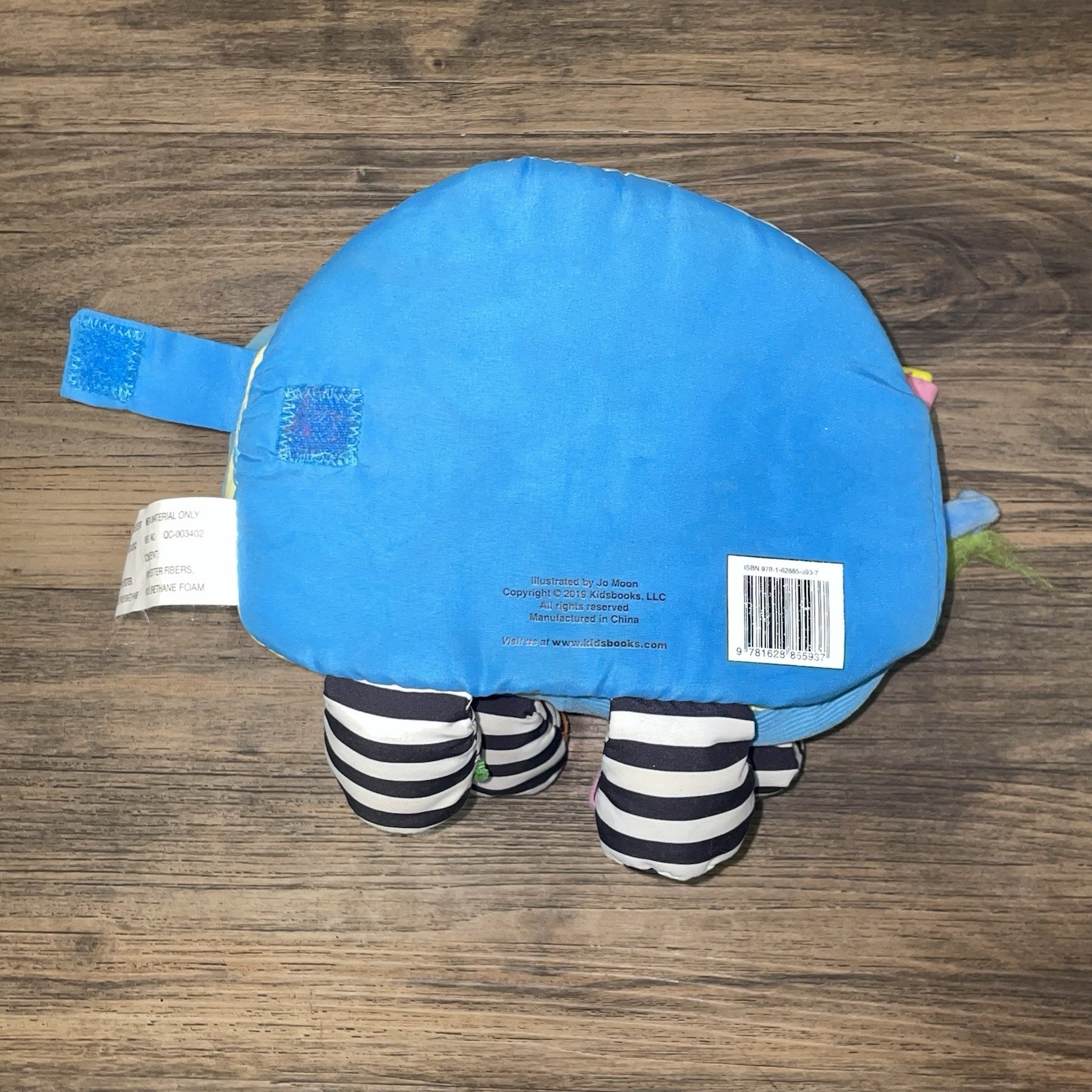 Kidsbooks Jo Moon Elephant Soft Cloth Book Unique