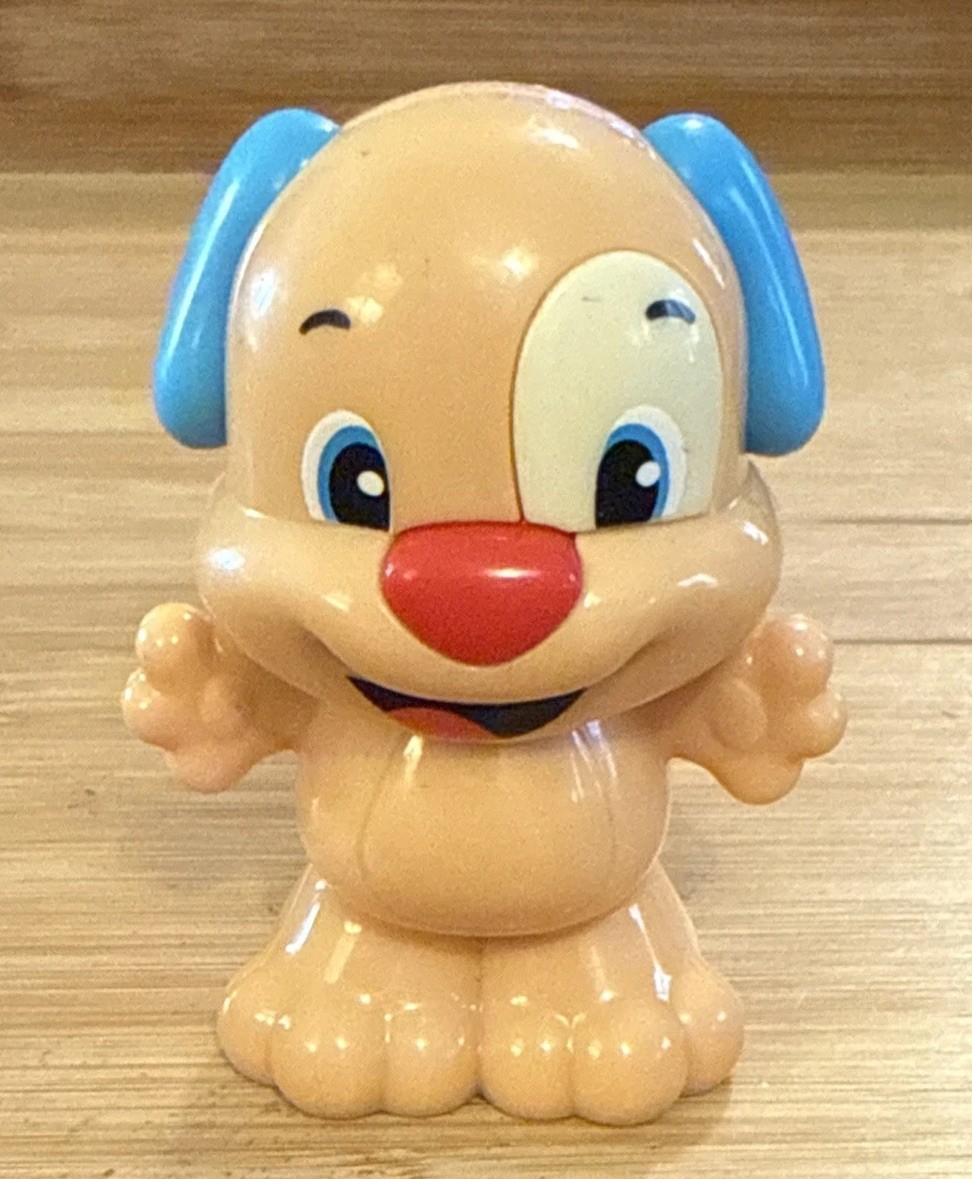 Fisher Price Laugh & Learn Puppy Rattle Baby Toy 2013 3.5” Figure