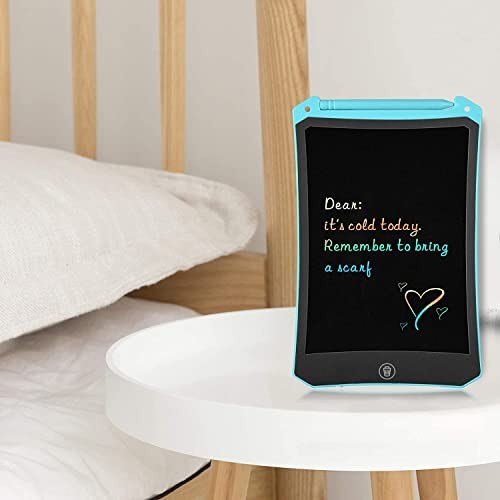 4 Pack LCD Writing Tablet for Kids, Colorful Toddler Blue+pink+orange+black