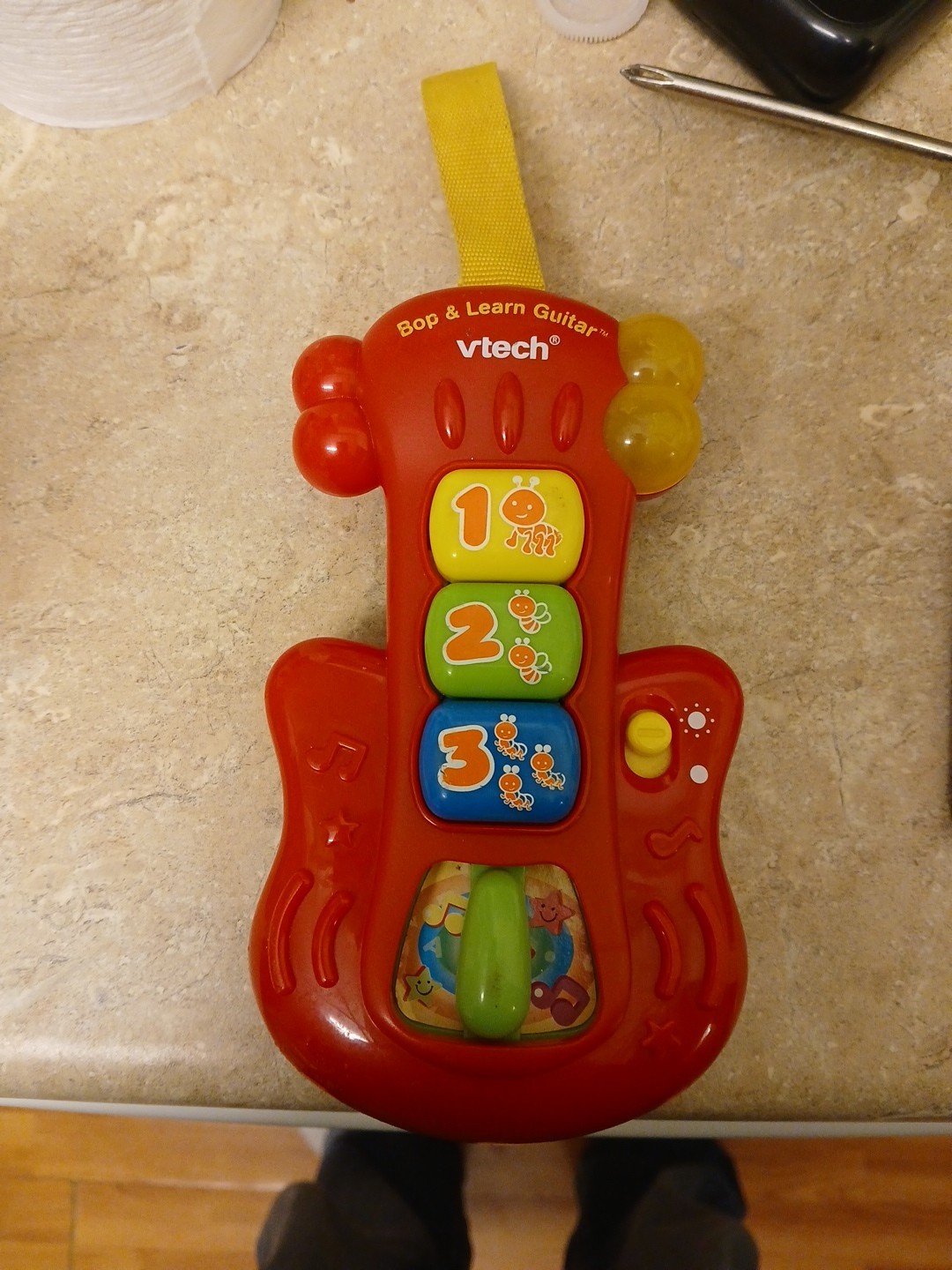Bop And Learn Vtech Baby Guitar For Babies And Toddler Toys Stroller Attachment