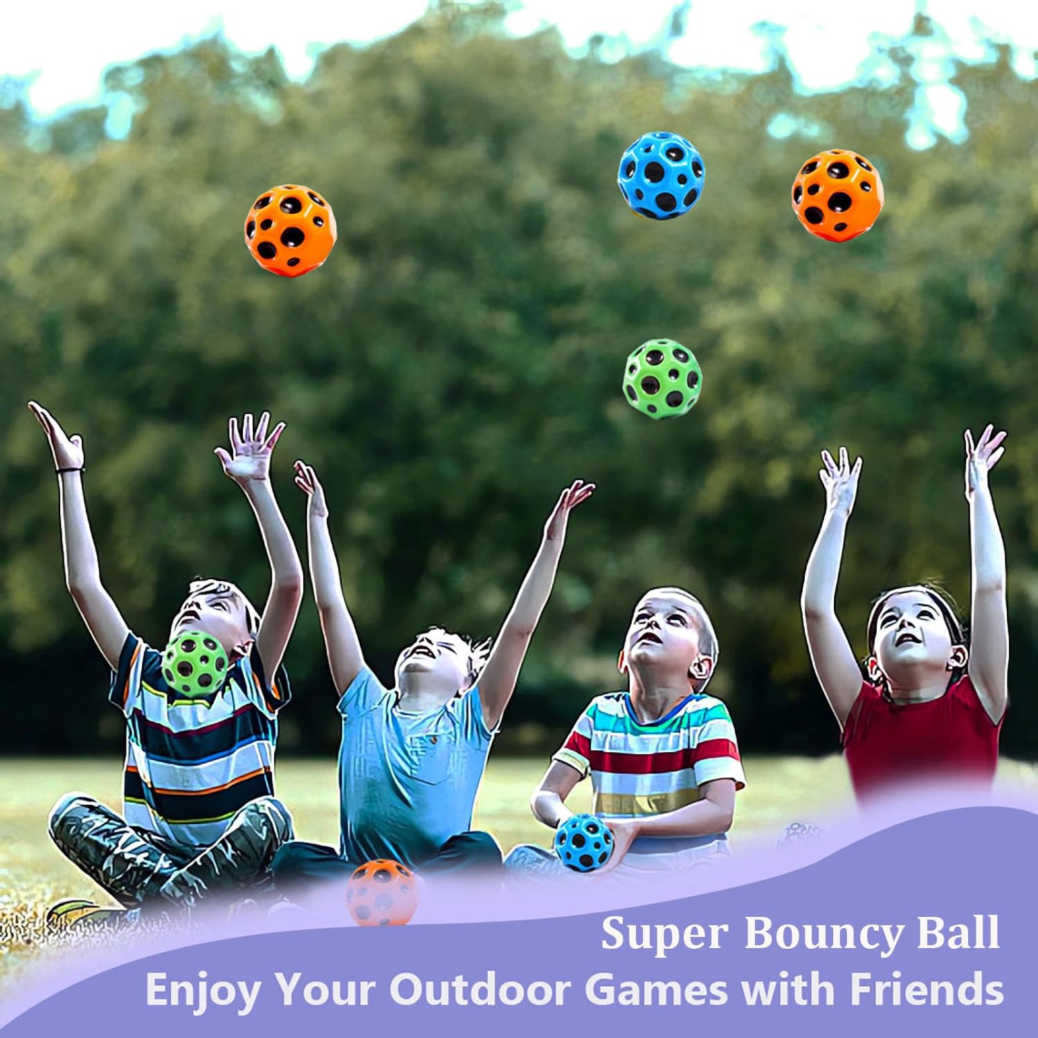Extreme High Bouncing Ball, Improve Hand-Eye Coordination, Easy to Grip and C…