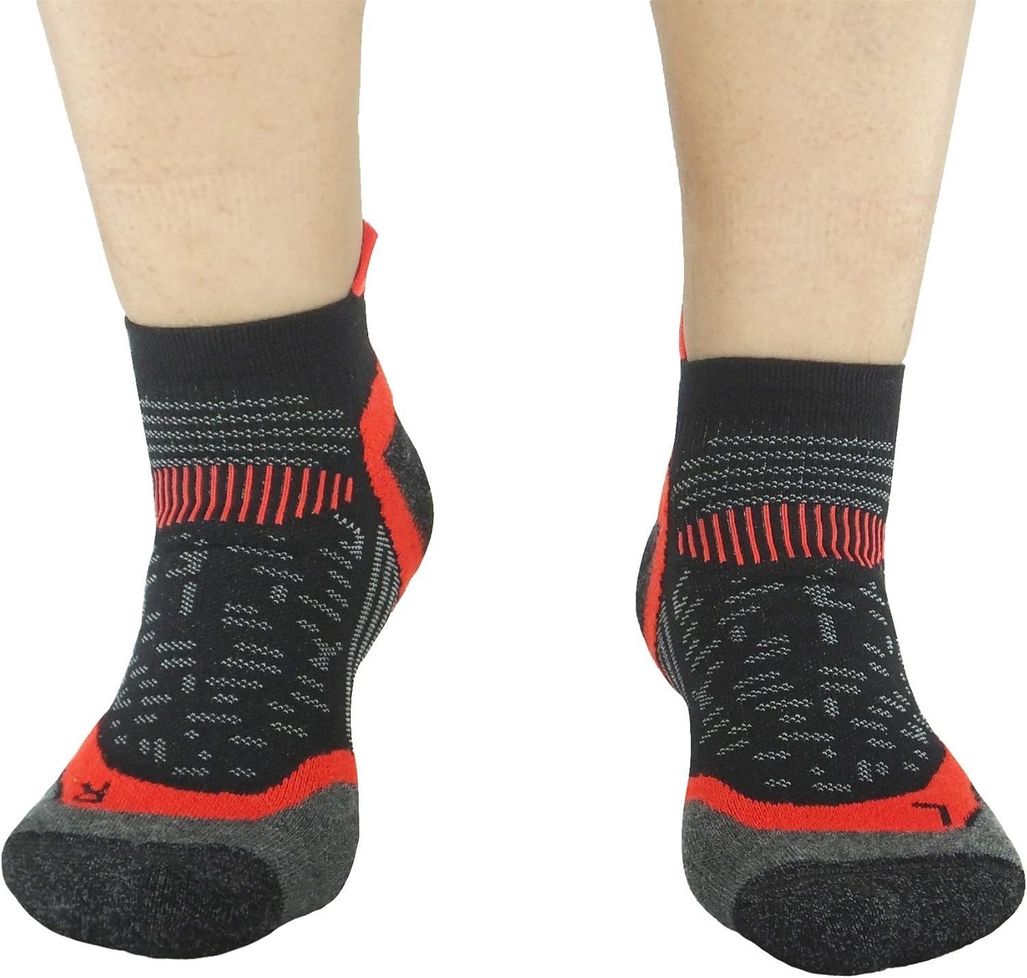 Mens and Womens Anti Odor Quick Dry Sweat Resistant Padded Low Cut/Quarter Compr