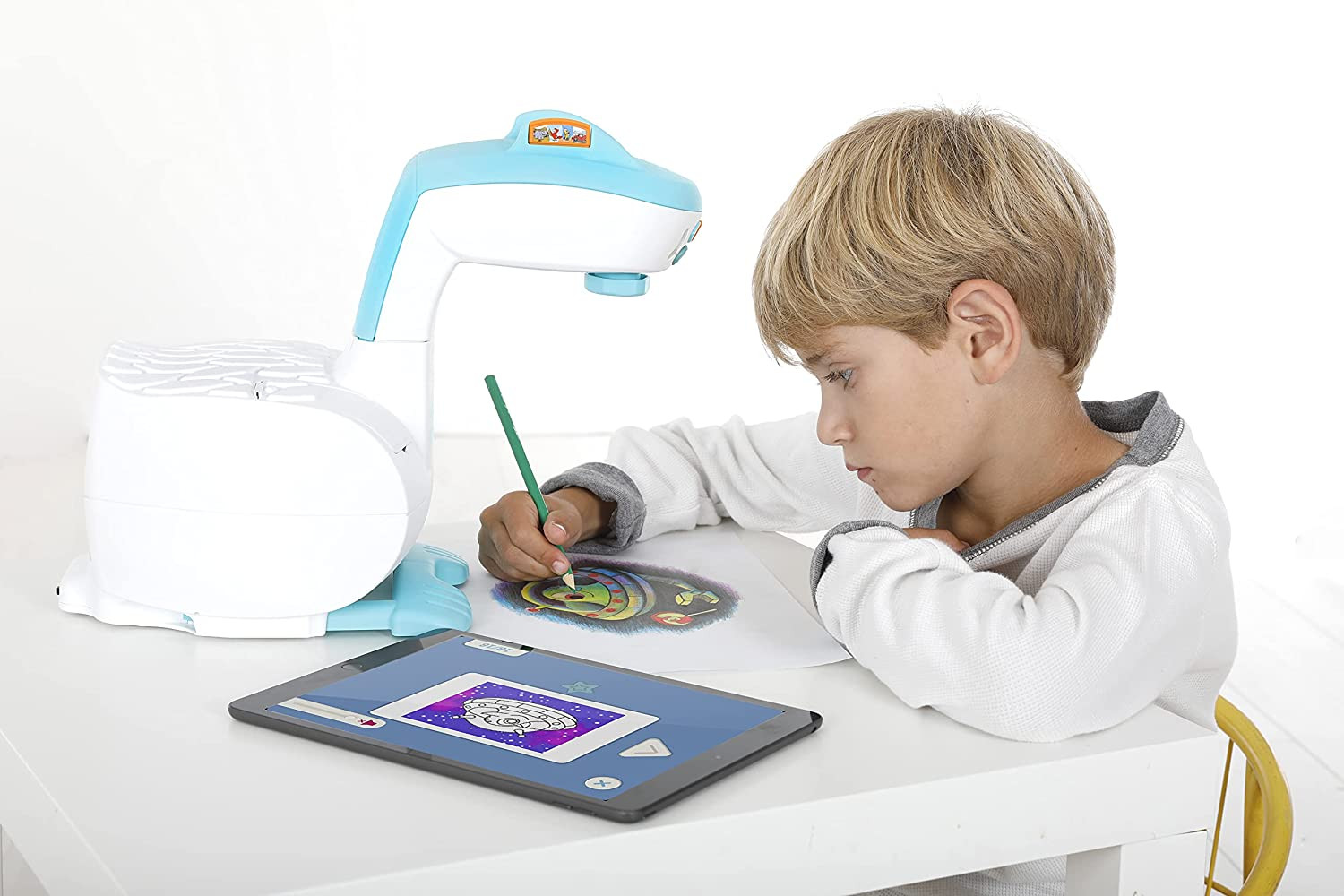 Smart Sketcher 2.0, Teal & White