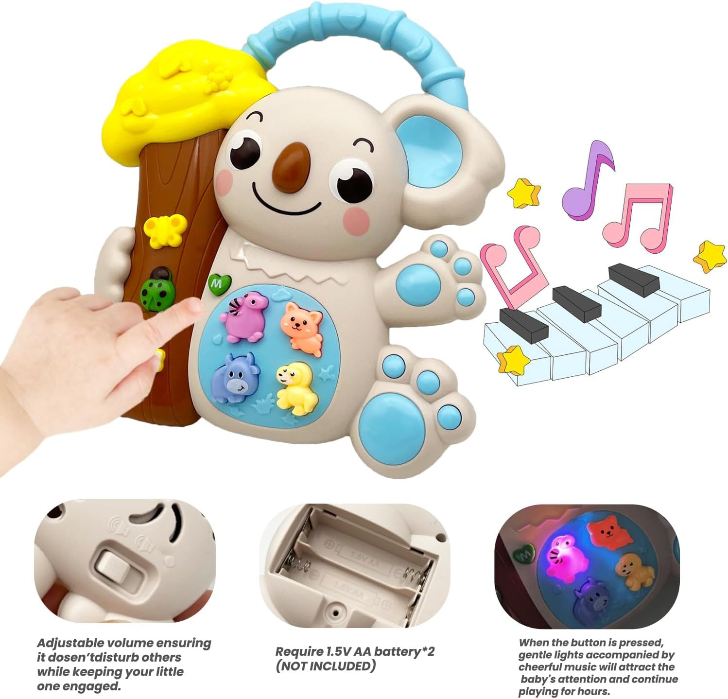 Musical Toys For Toddlers Kids Baby Boys Girls Age 1 2 3 Years Old Fun Gift Play