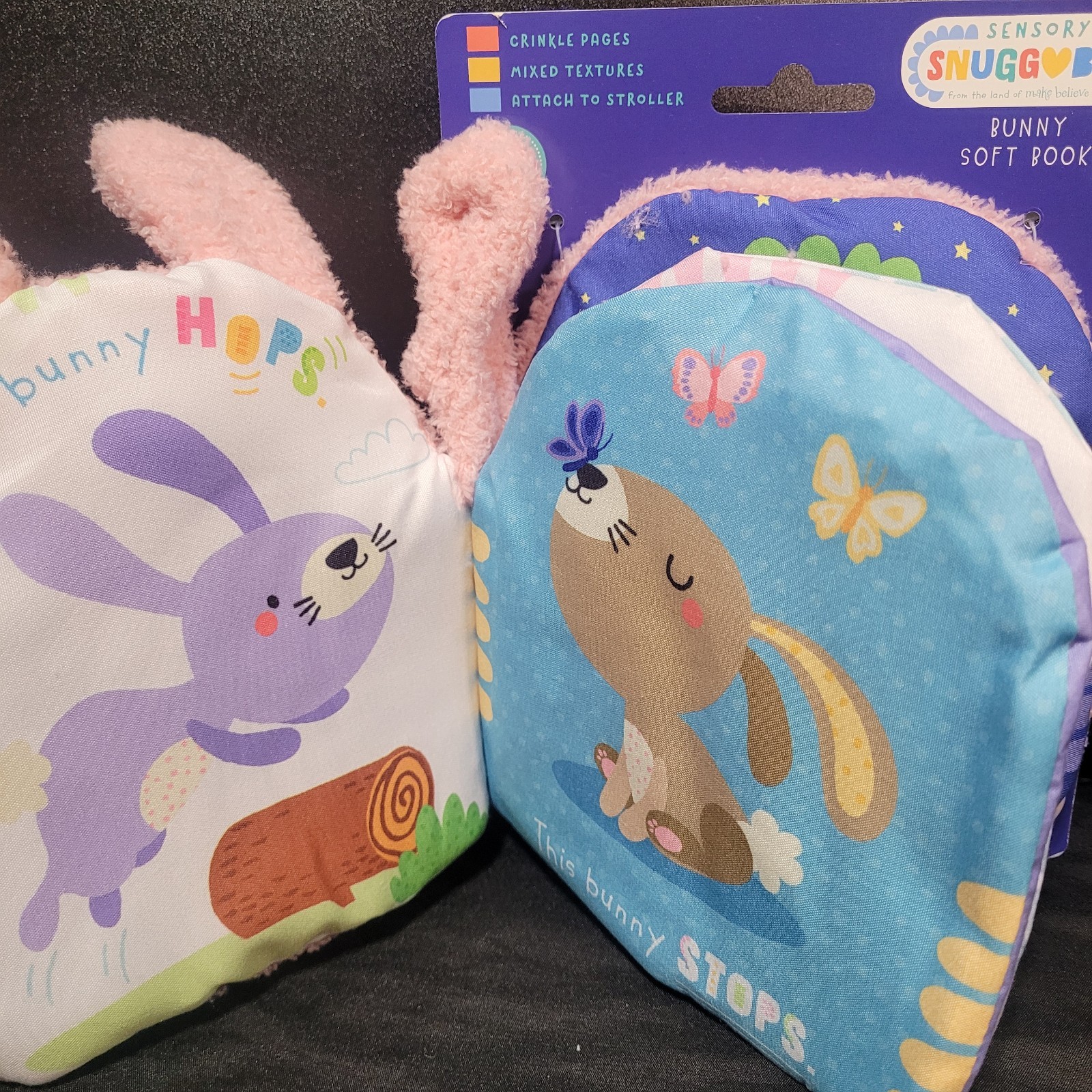 Sensory Snuggles Pink Bunny Soft Book Ages 0+