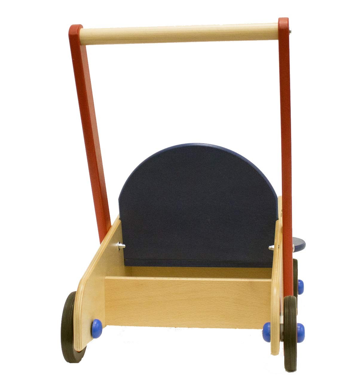 HABA Walker Wagon – Wooden Baby Push Walker, Sit to Stand Walker for Baby Lea…