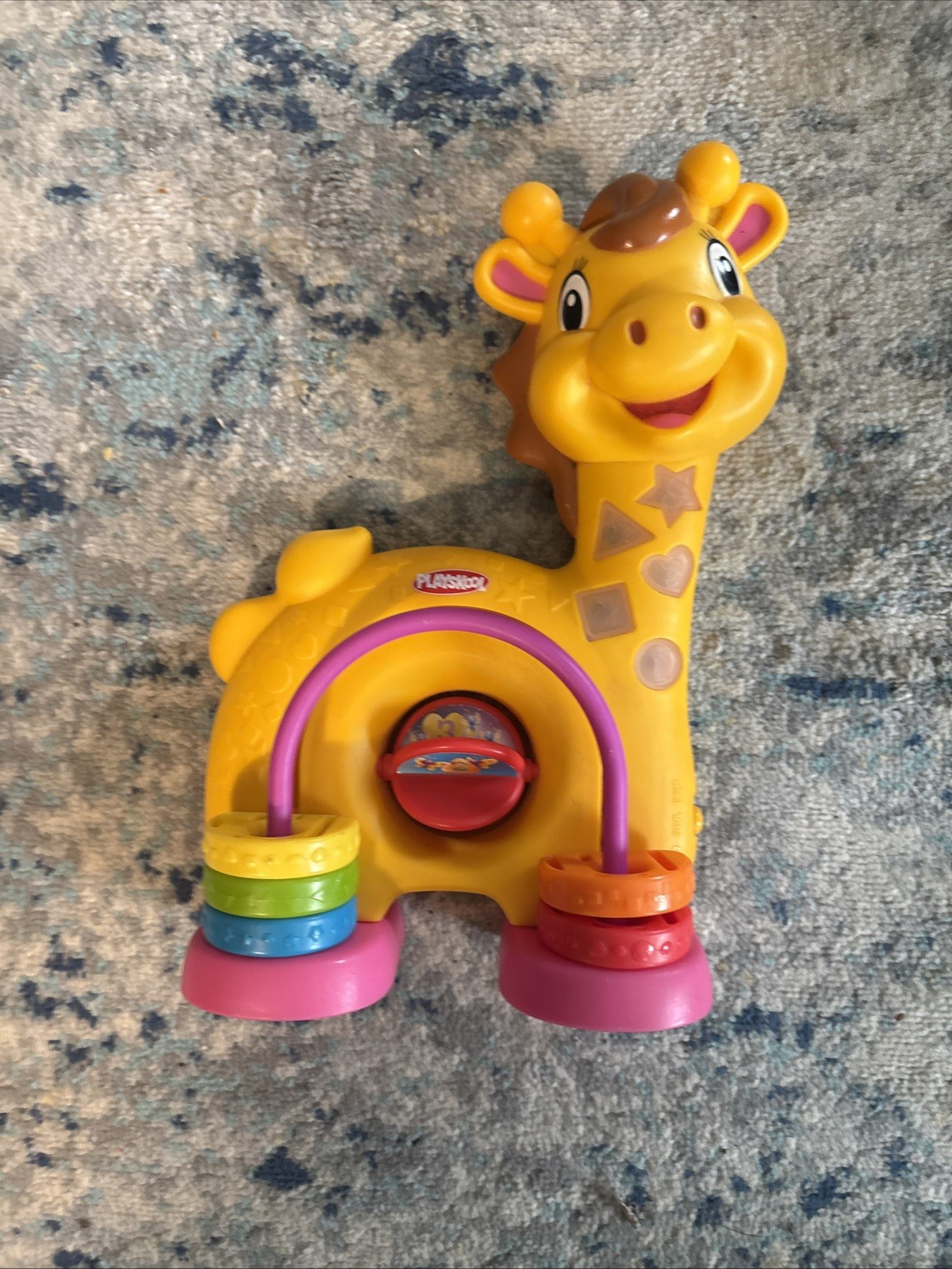 2012 Hasbro Playskool Learnimals Giraffe Count/Colors/Shapes Sound Light