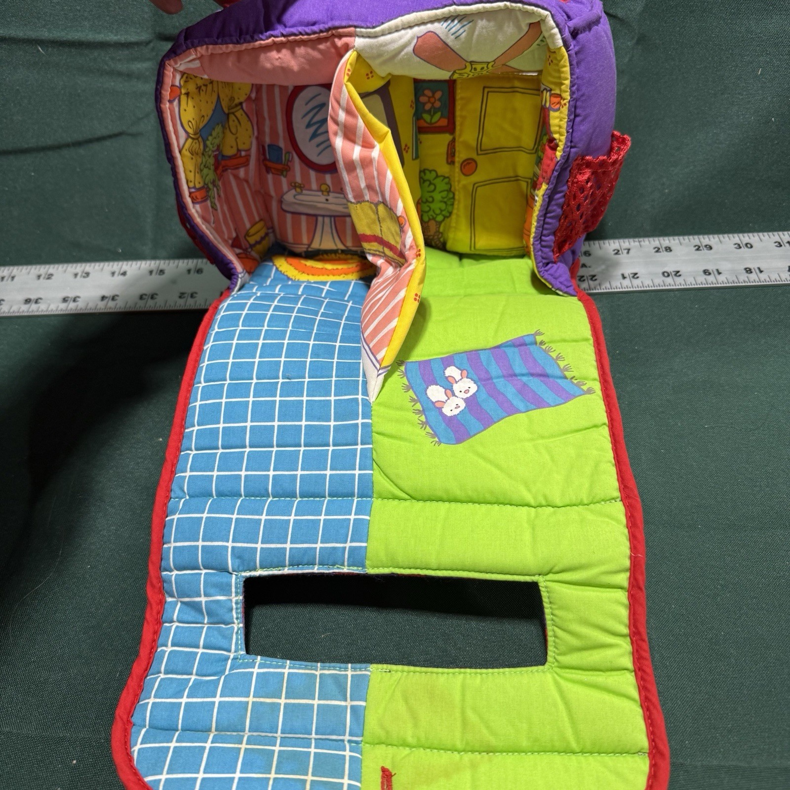 Lamaze Plush Portable Doll House Infant Development Learning – Toy – Ships Free