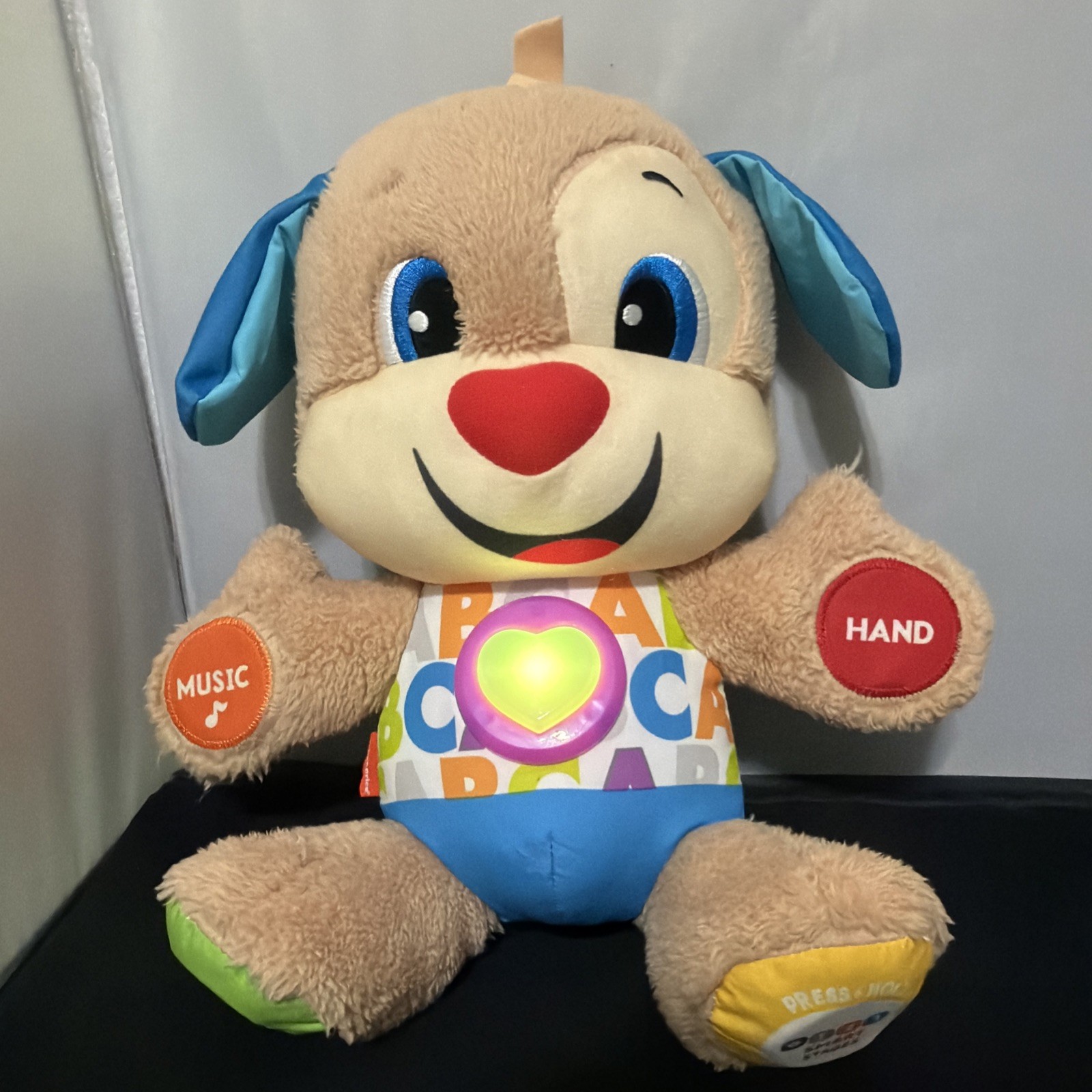 Fisher-Price Laugh Learn Smart Stages Puppy Plush Learning Toy Tested & Working