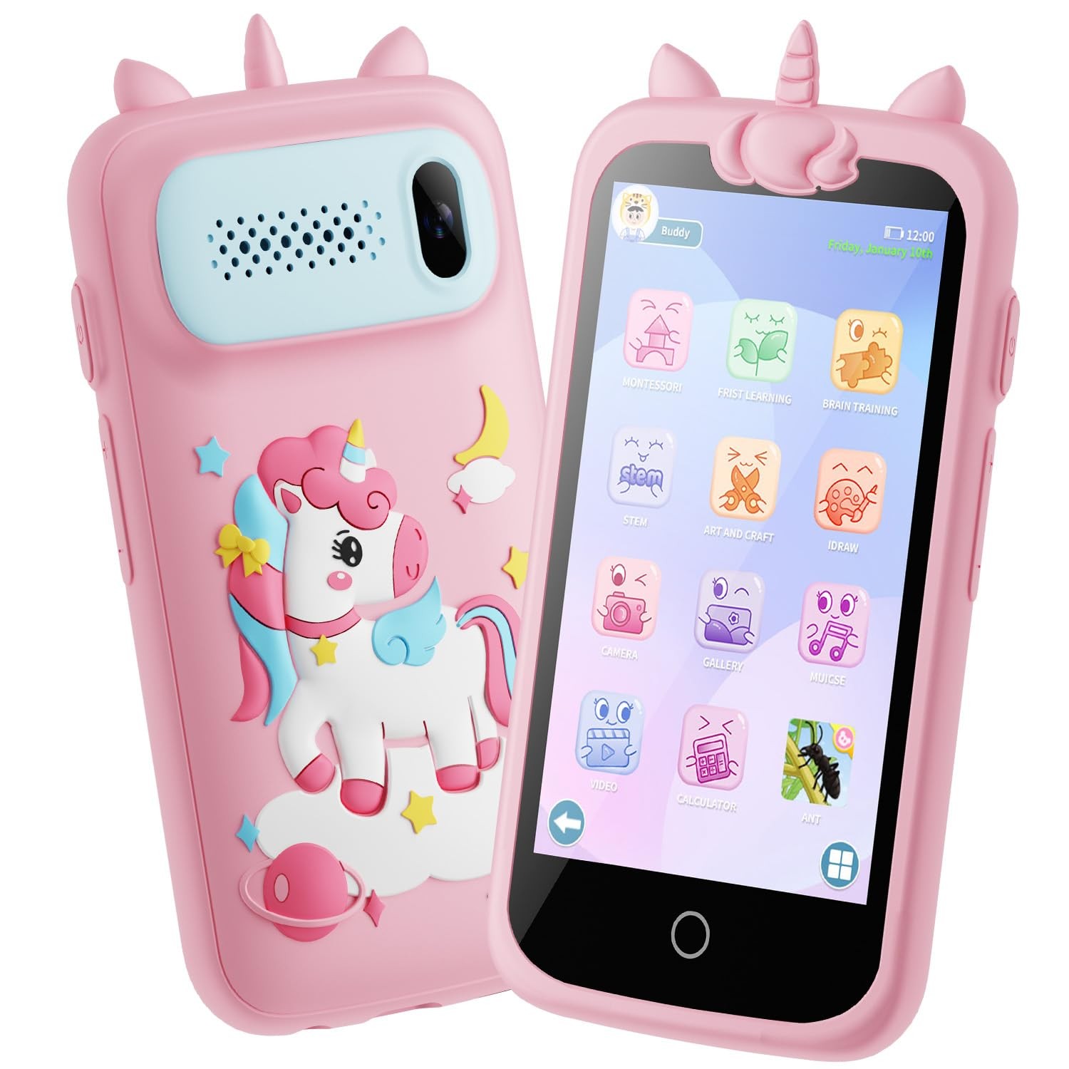 Kids Smart Phone for Girls Toys, 3.97″ Touchscreen Kids Cell Phone , Christma…