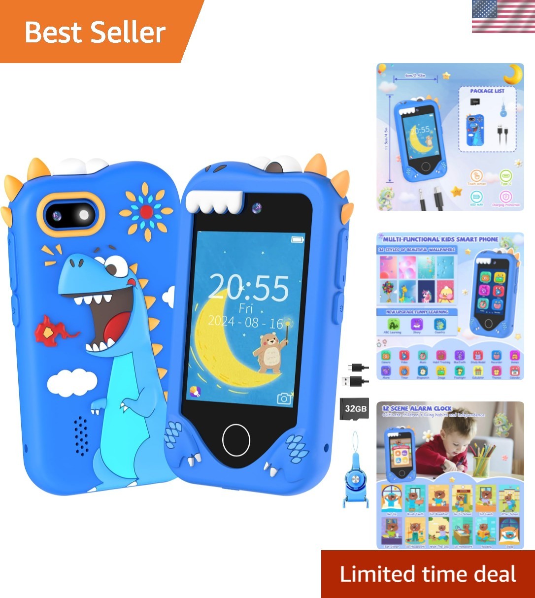 Kids Smart Phone for Girls Gifts – Toddler Christmas Birthday Gift for Age 3 …