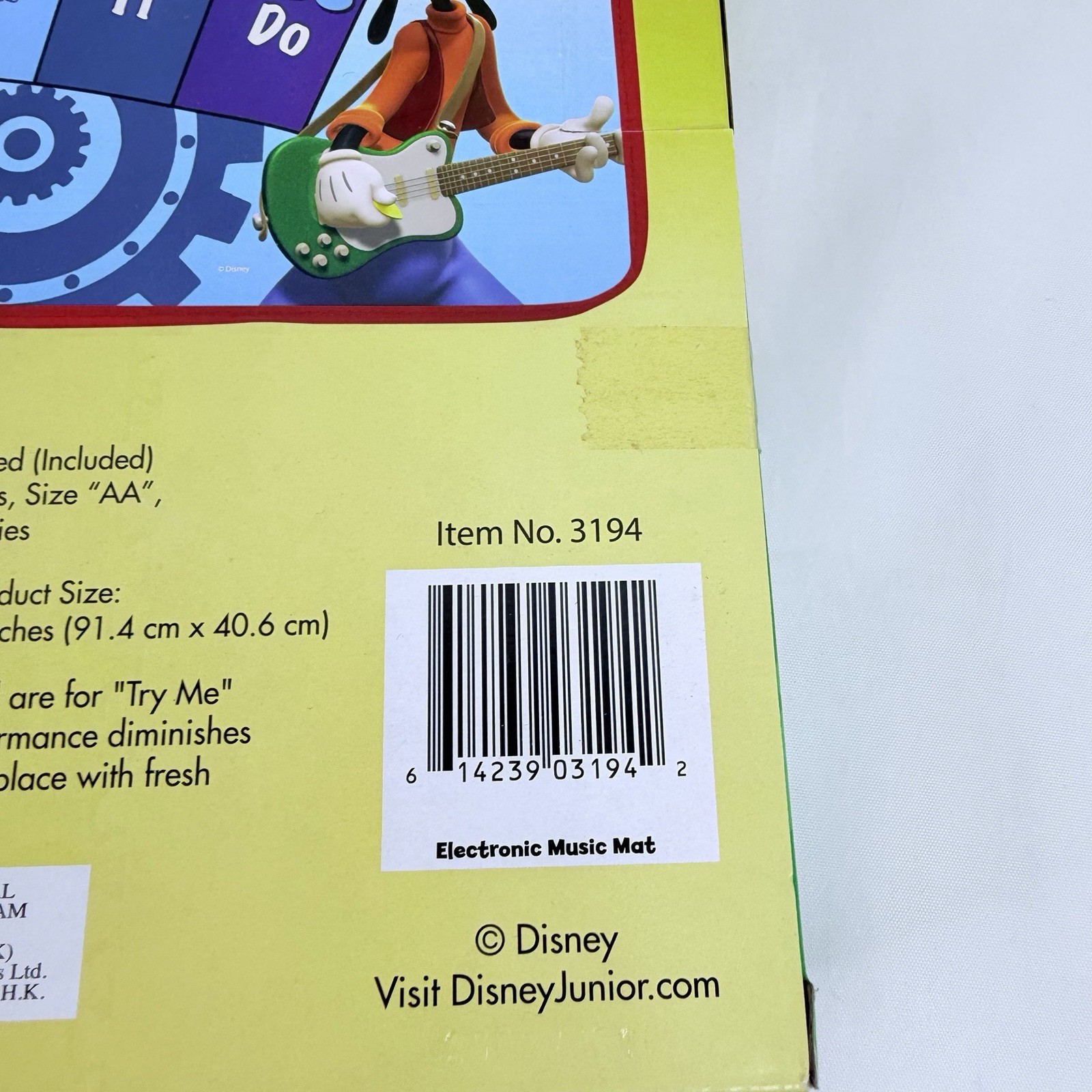 Disney Junior Mickey Mouse Clubhouse Electric Music Mat Toy