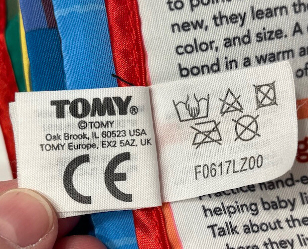 Tomy Lamaze “Peek-A-Boo Forest” Cloth Book Sensory Tactile Activity Book