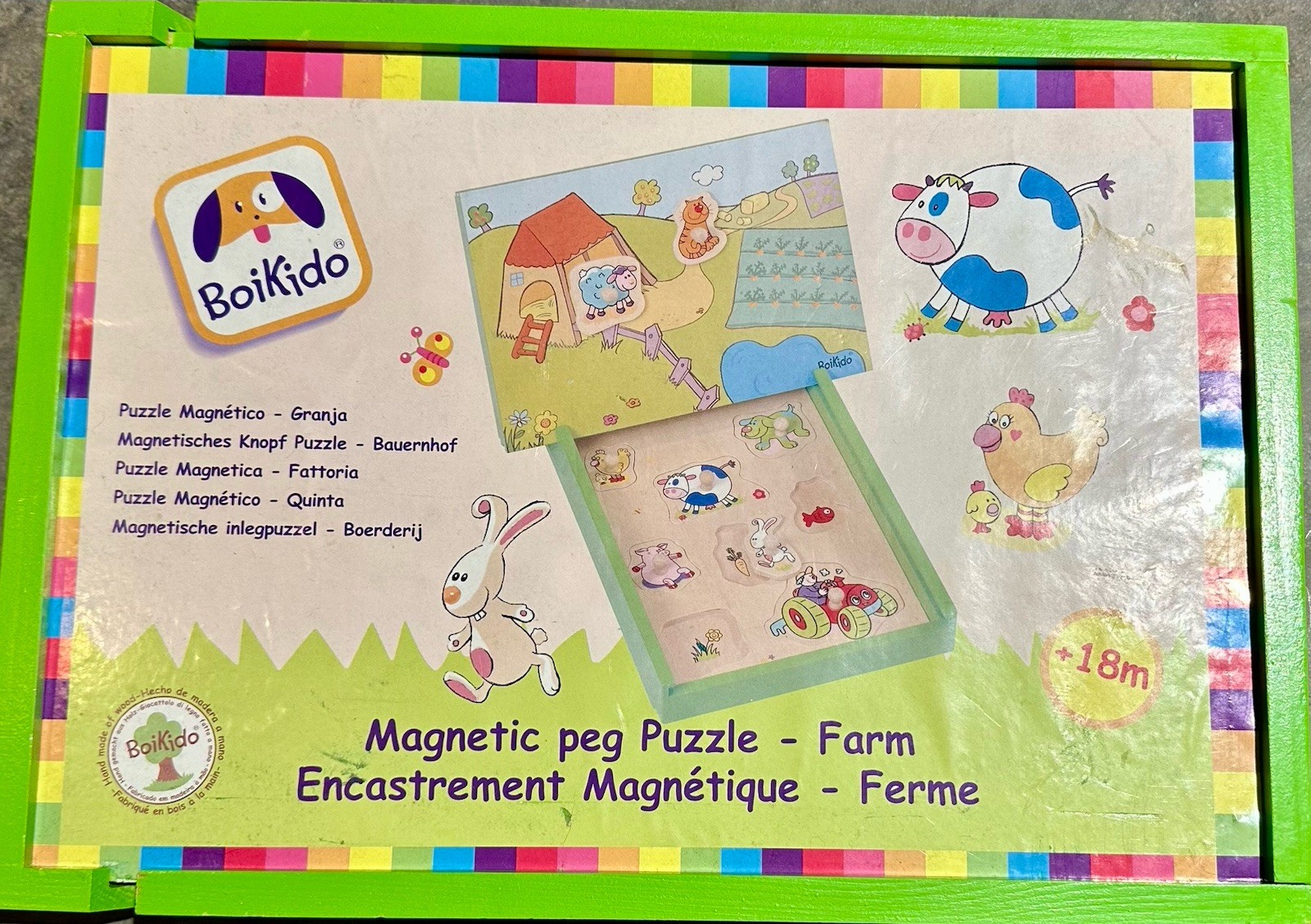 Boikido Magnetic Peg Puzzle for Kids Ages 18+ Months and Up