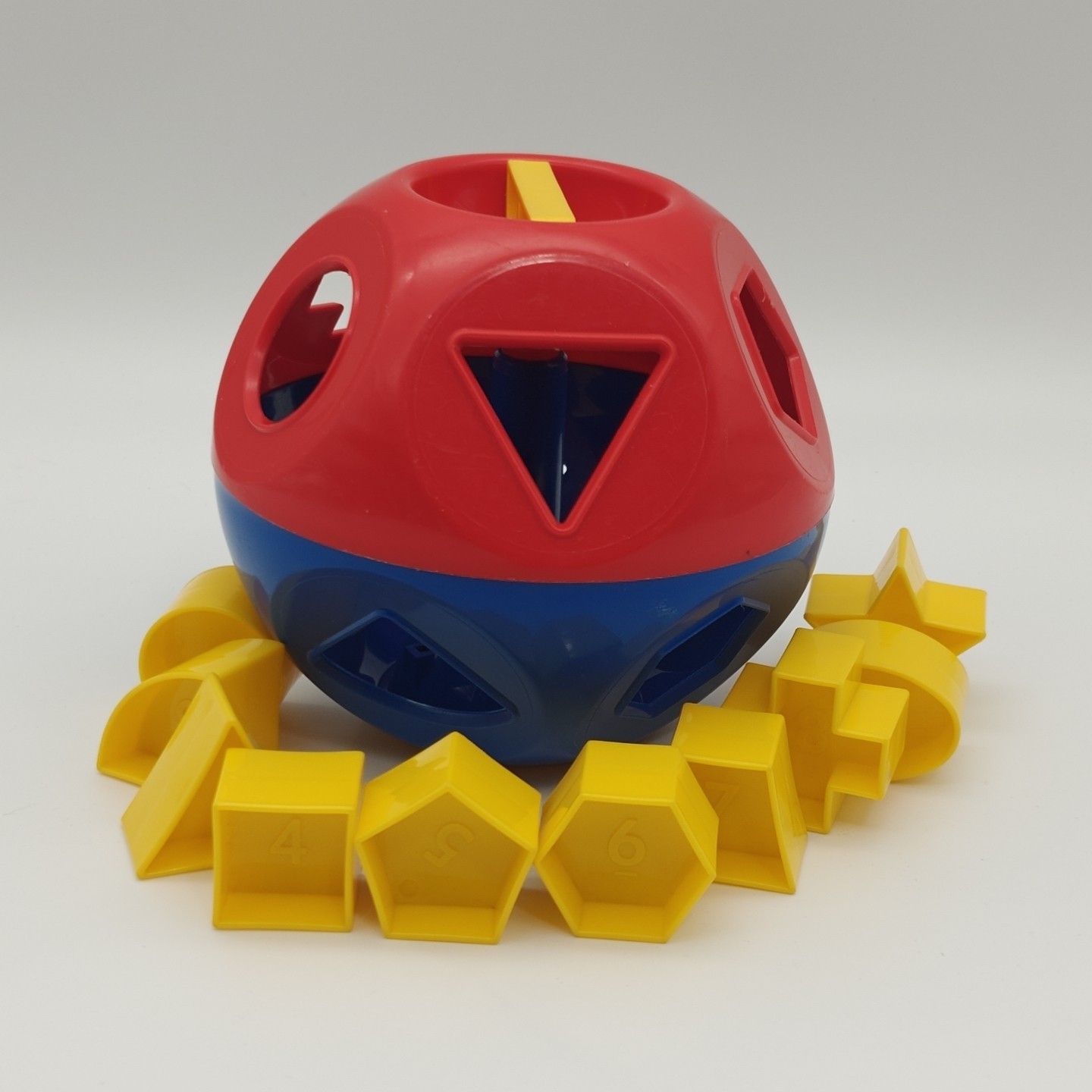 Tupperware Shape O Toy Kids Baby Toddler Development Sorting Ball Complete # set