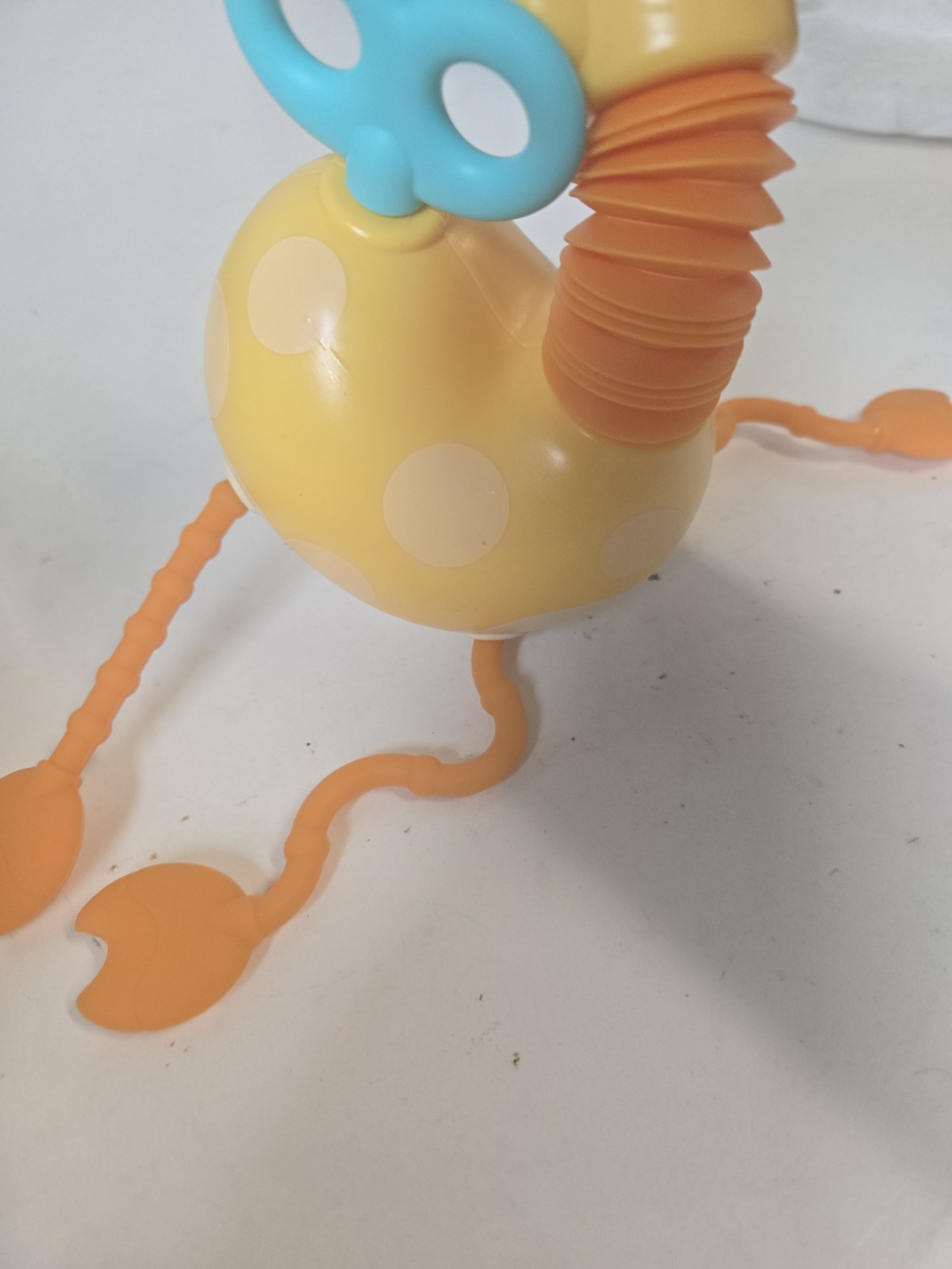 VATOS Accordion Neck Giraffe Baby Plastic Sensory Activity Toy Dp