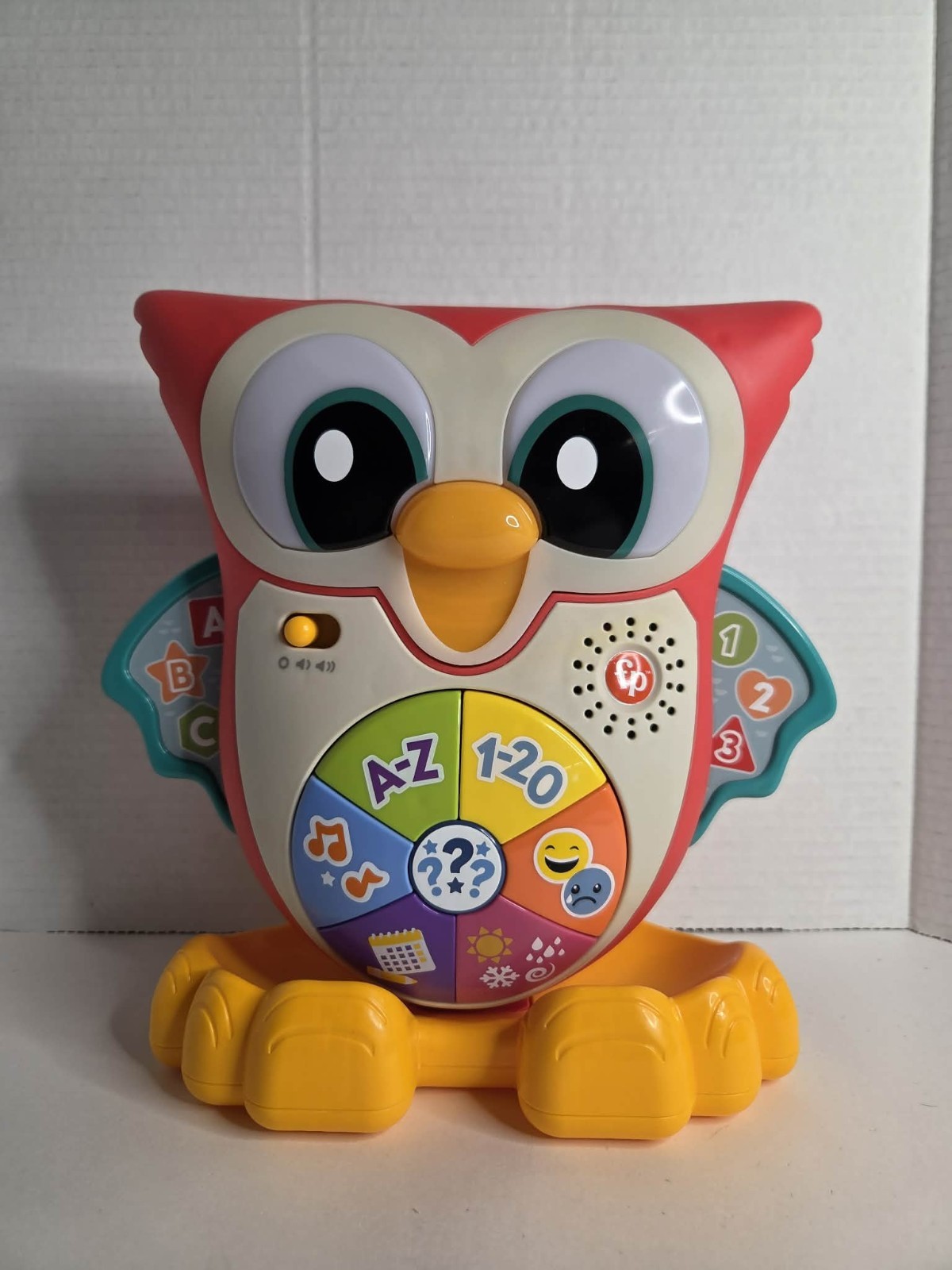Fisher Price Linkimals Toy Light Up & Learn Owl ABC/123’s- Interactive Preowned