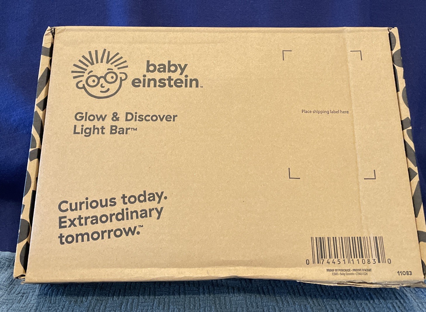 Baby Einstein Glow & Discover Light Bar Activity Station, English French Spanish