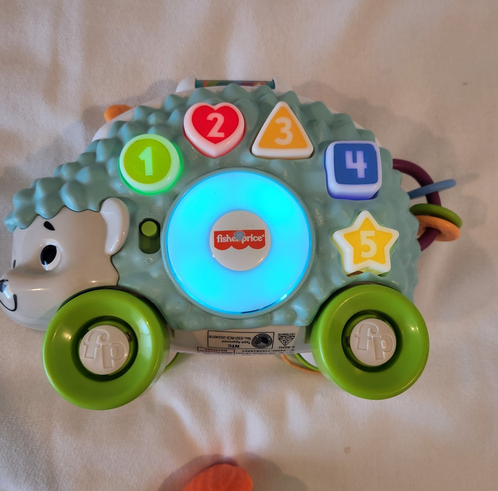 Fisher Price Linkimals Interactive Toy Lot of 4 Turtle Whale Hedgehog Moose WORK