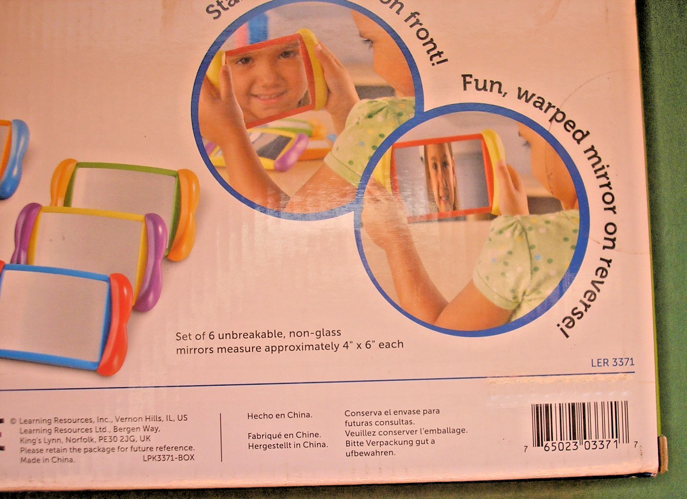 18 months plus set of 6 Mirrors Learning Resources All About Me Baby 2 in 1