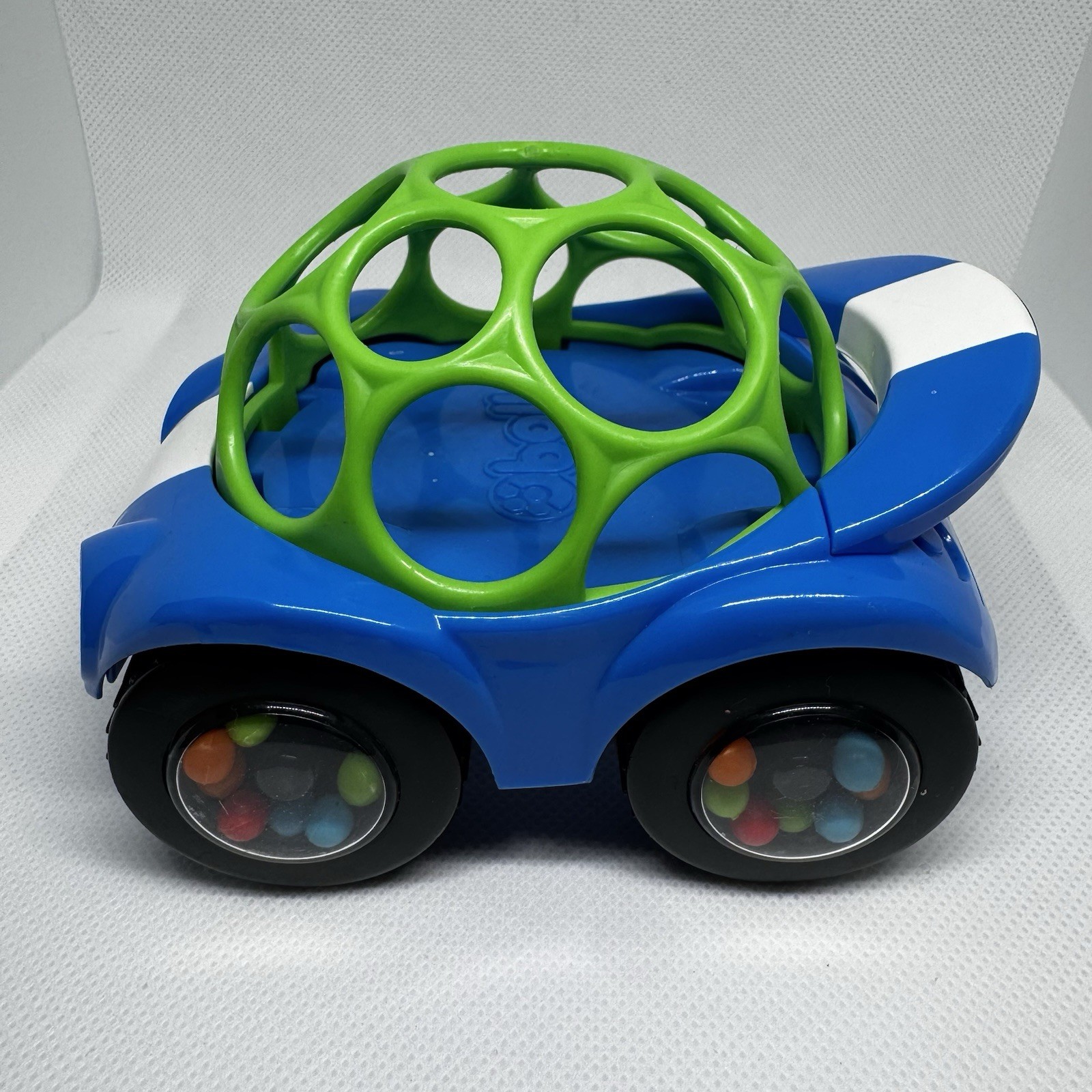 Oball Toy Lot Bright Starts Rattle Roll Car Shaker Infant Sensory 5pc