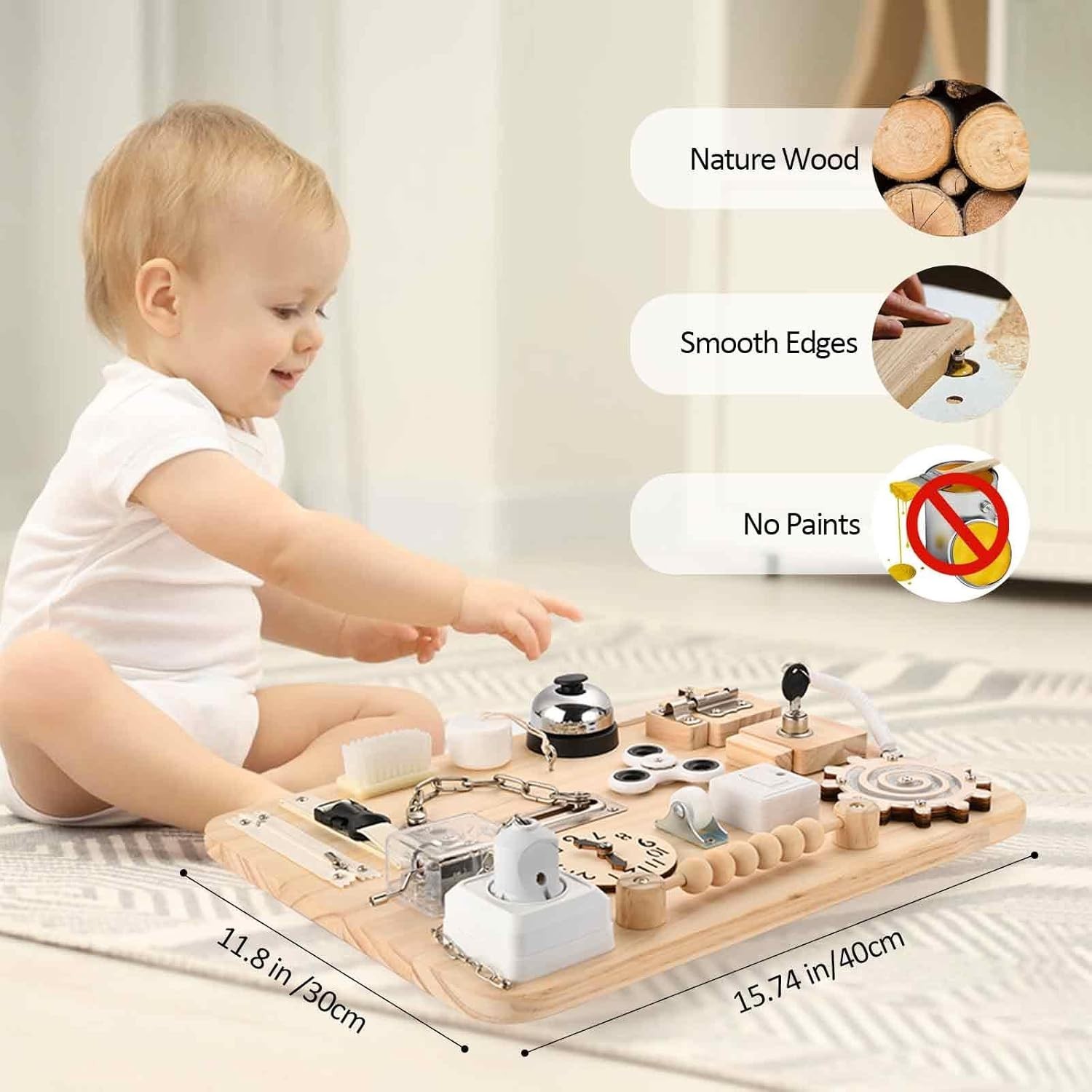 Sensory Activity Board for Fine Motor Skills