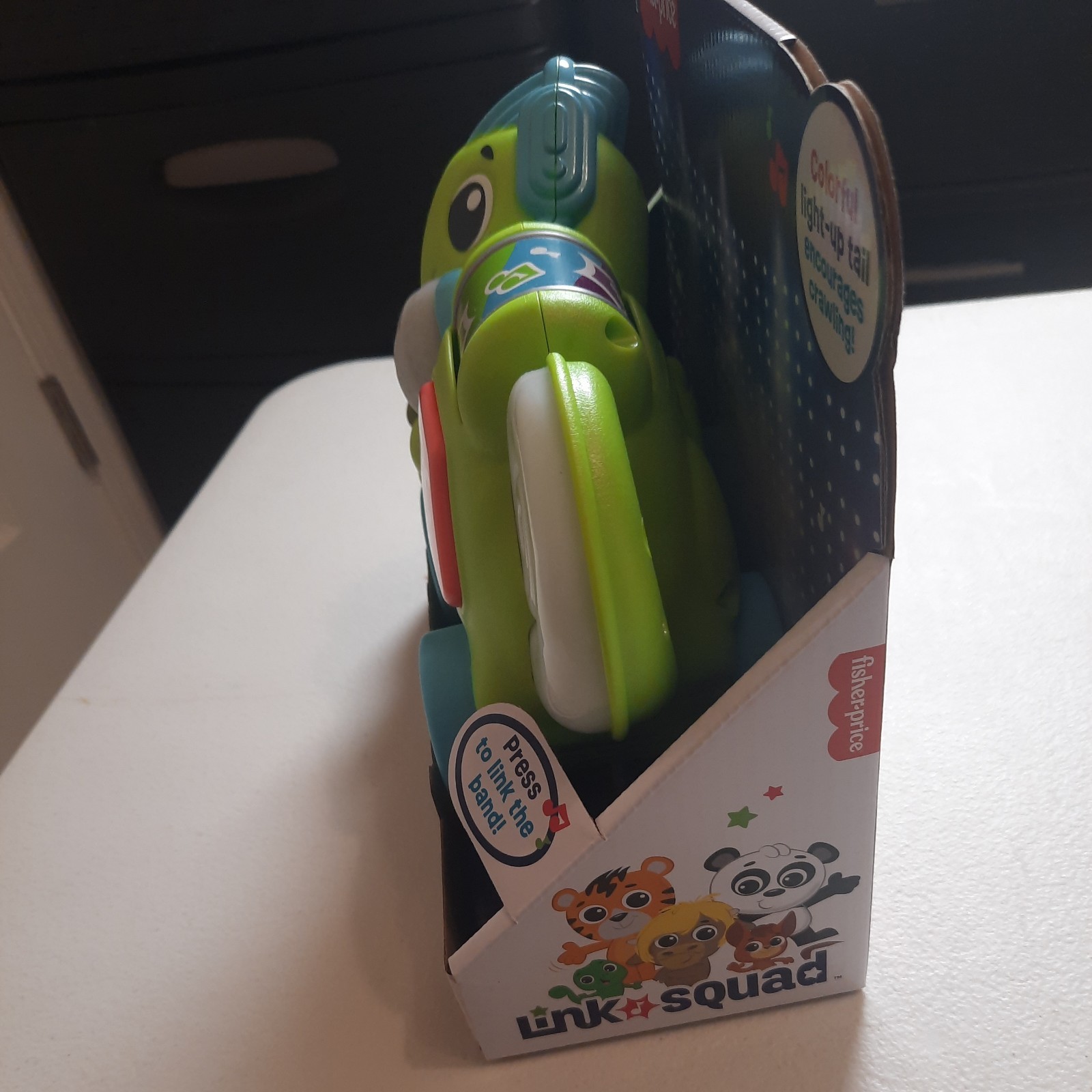 Fisher Price Link Squad Crawl n Colors Chameleon Interactive Learning Toy