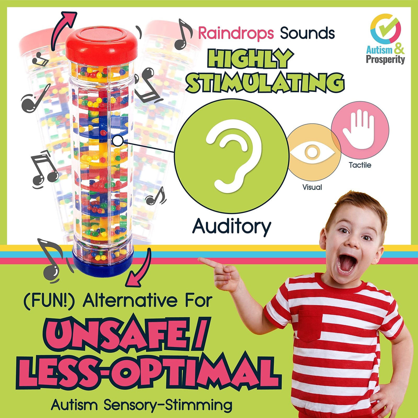 Autism & Prosperity Kids Toys All-Around Sensory Stim Alt Autistic Children S…