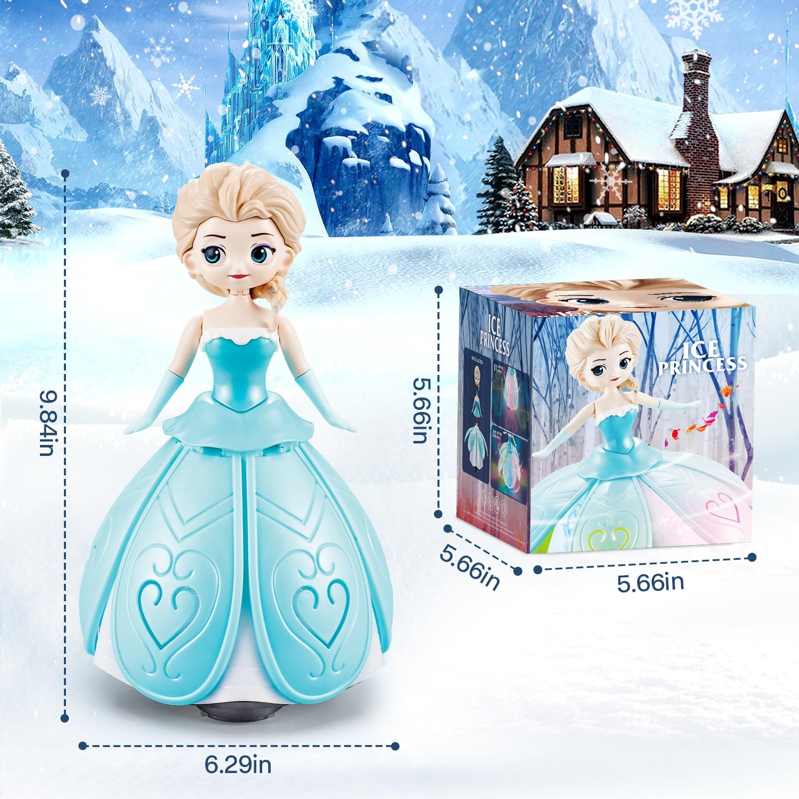 Girl Toys Age 4-5,Birthday Gifts for 1 2 3 4 Year Old Girls,Dancing Princess