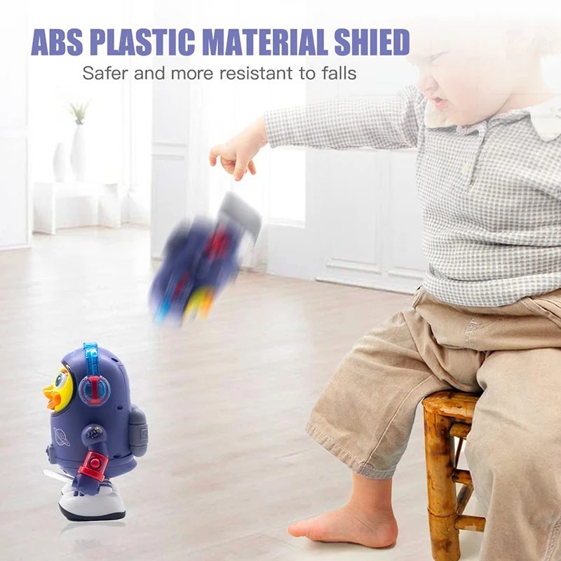 Dancing Space Duck Toy for Kids with Music & Lights – Electric Waddling Fun Gift
