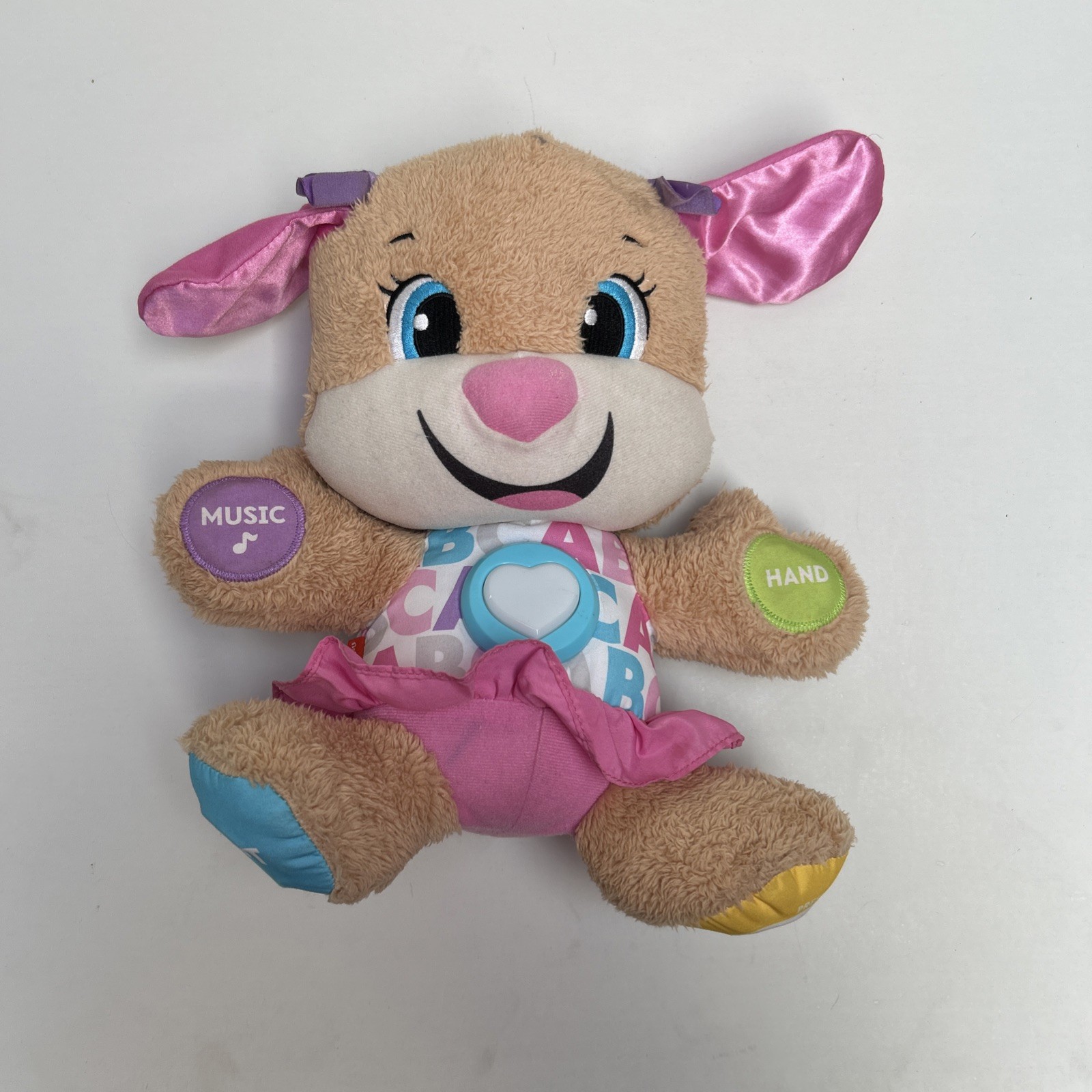 Fisher Price Laugh & Learn Smart Stages Sis Pink 2017 Interactive Plush Puppy