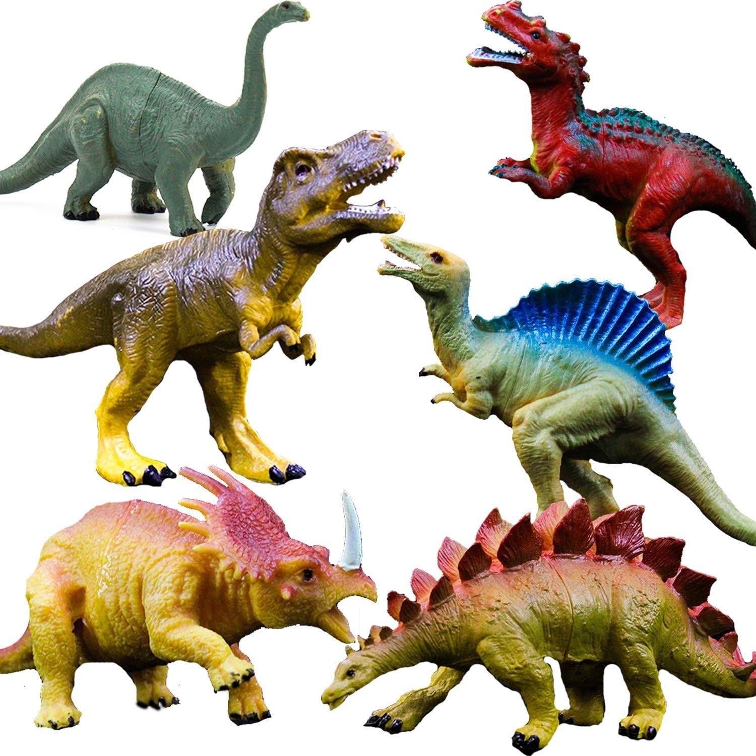 Durable 6-inch Dinosaur Figures Set – Perfect for Creative Play and Learning