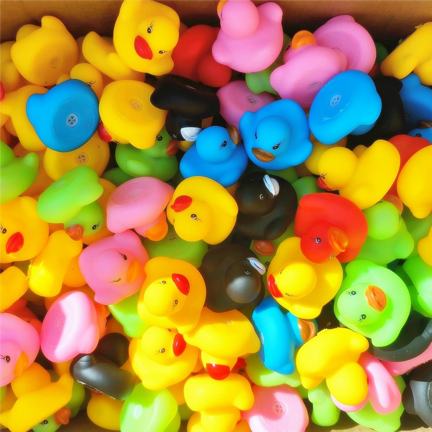DZTIAN 31 Pcs Multicolored Mini Melange Duck(31pcs), Colour Mixture