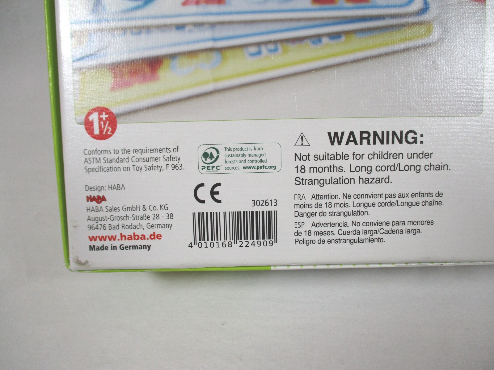 HABA Threading Game On The Farm Wooden STEM Educational Toys Made in Germany