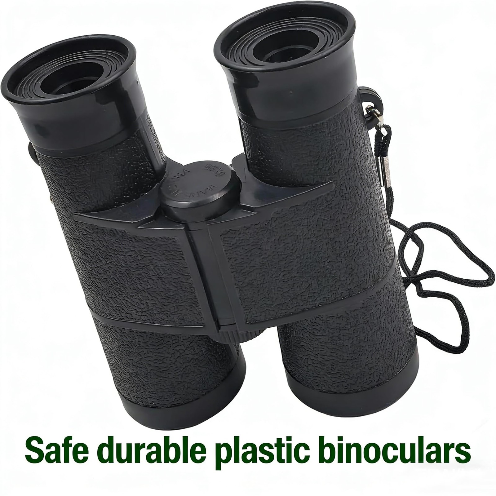 Toy Binoculars with Neck String, Camping Birthday Party normal, black