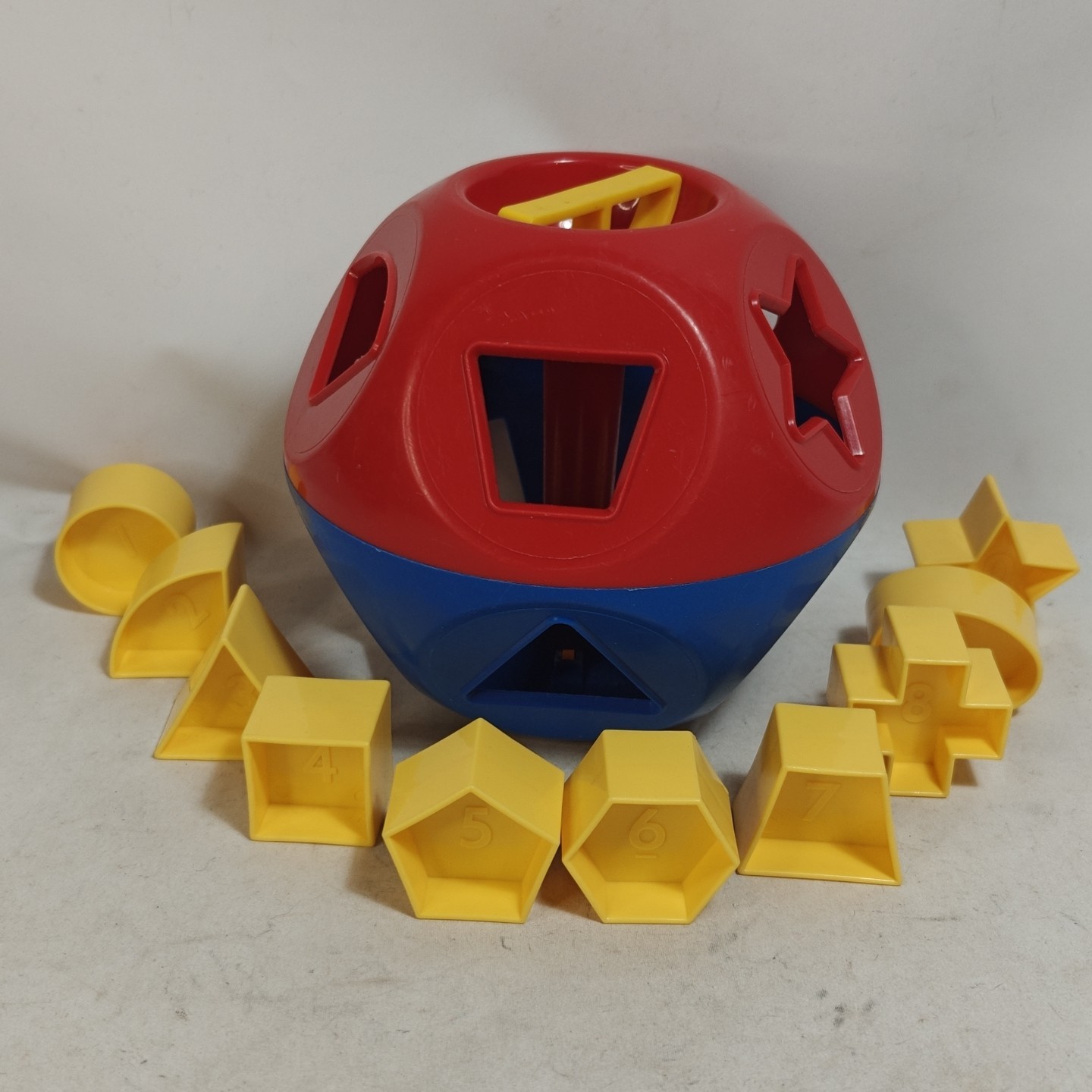 Tupperware Shape O Toy Kids Baby Toddler Development Sorting Ball Complete #set