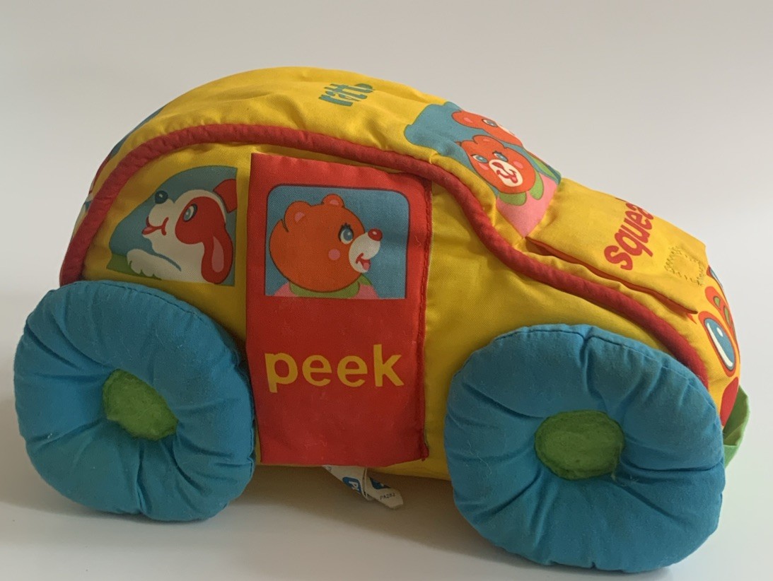 Baby Soft Plush Toy Car Learn Develop Sound Color Travel Buddy Fun Activity VTG