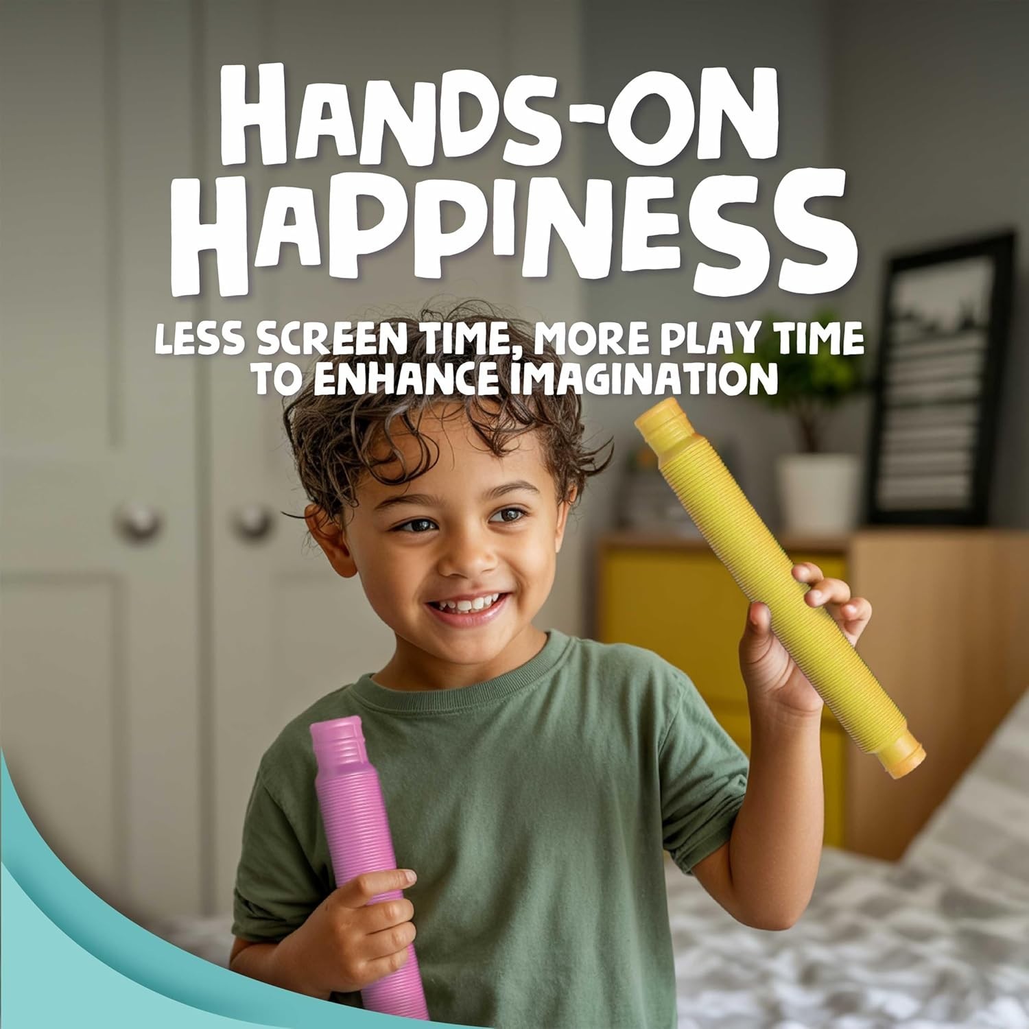 Fun and Safe Pop Tubes – Sensory Learning Toys for Toddlers 3+, Gift-Ready