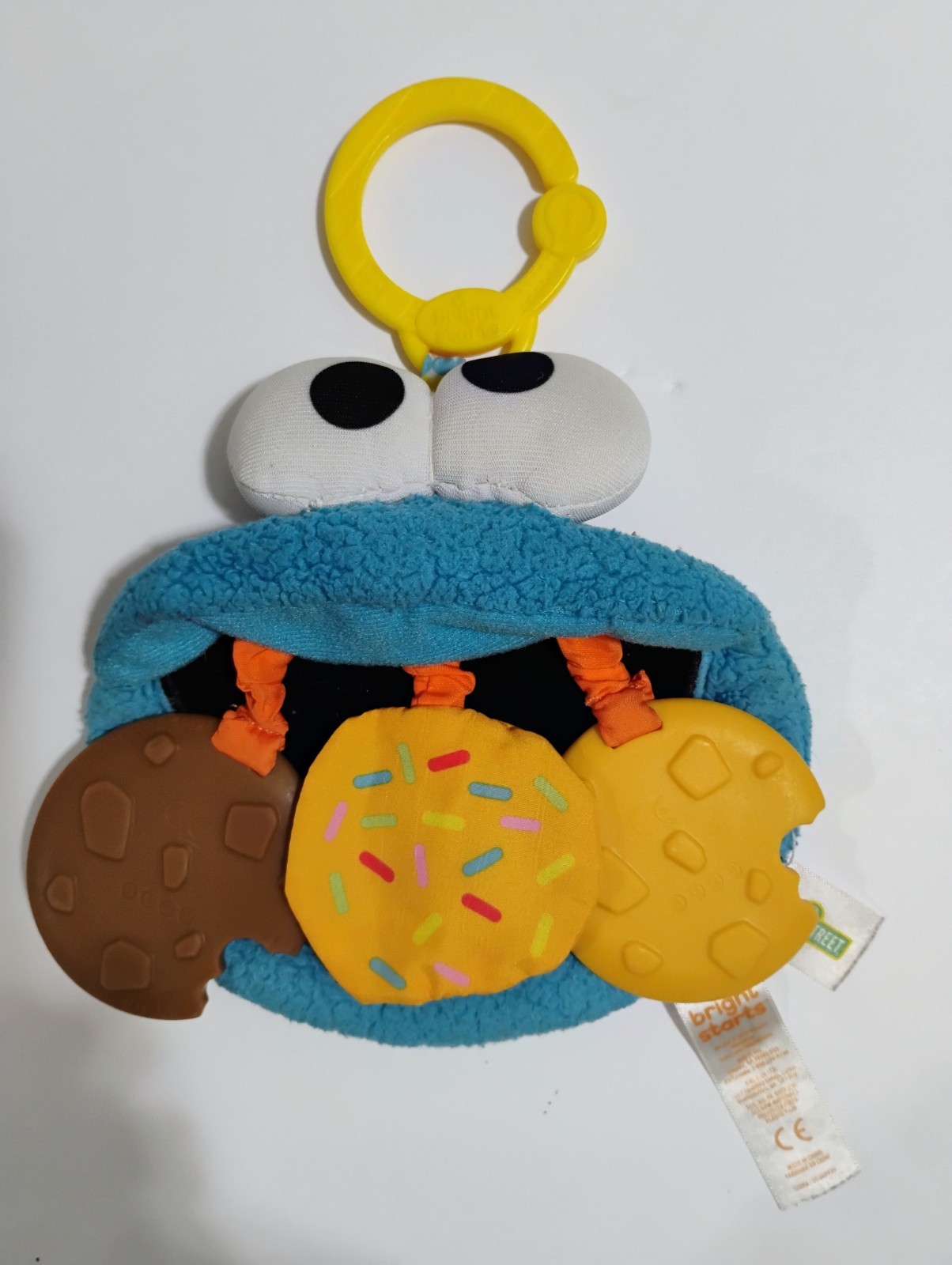 Cookie Monster Monster Mania Cookie Baby Toy Sensory Teether Toy