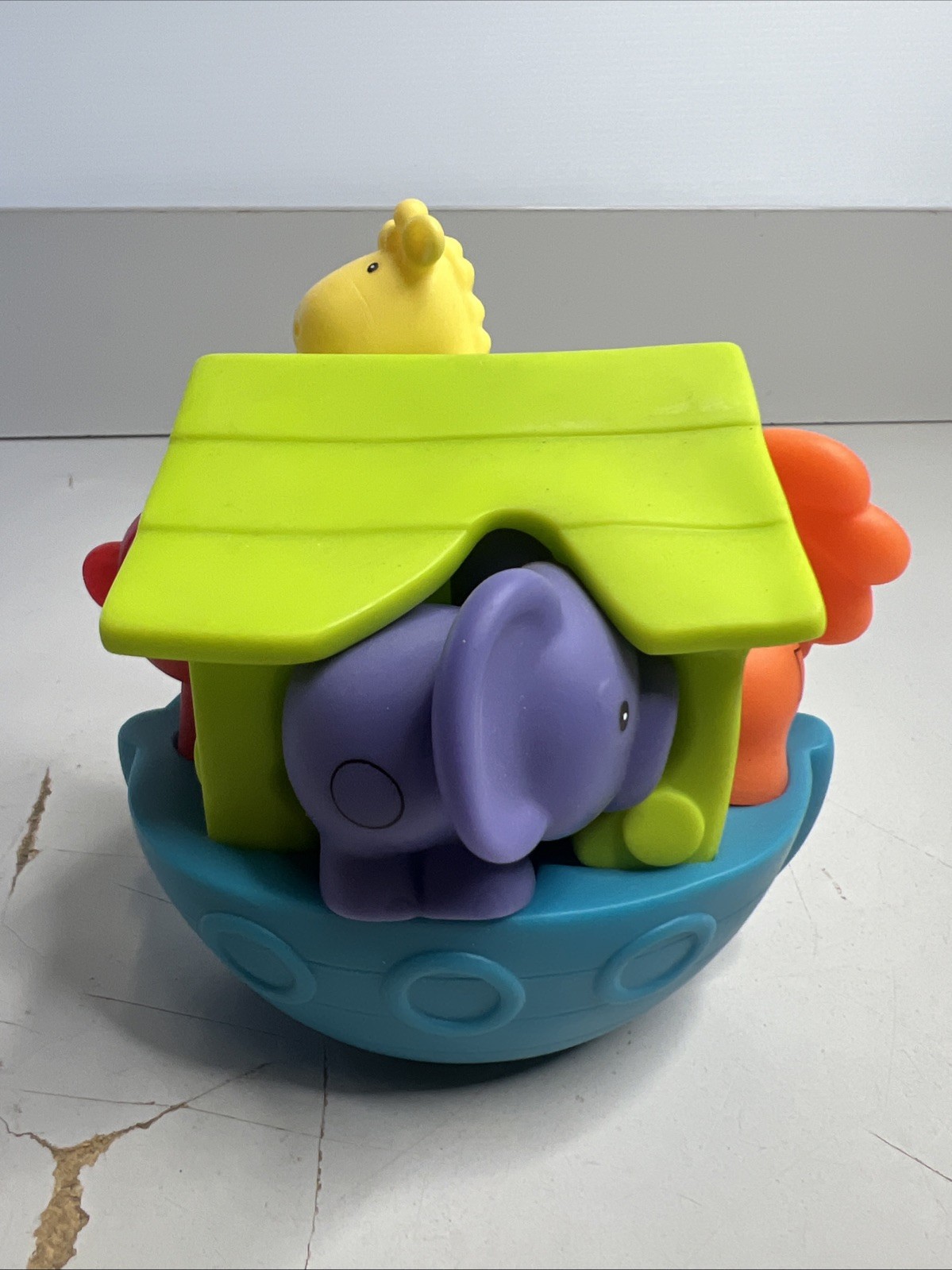 Infantino Animal Boat Bath Toy Matching Shapes