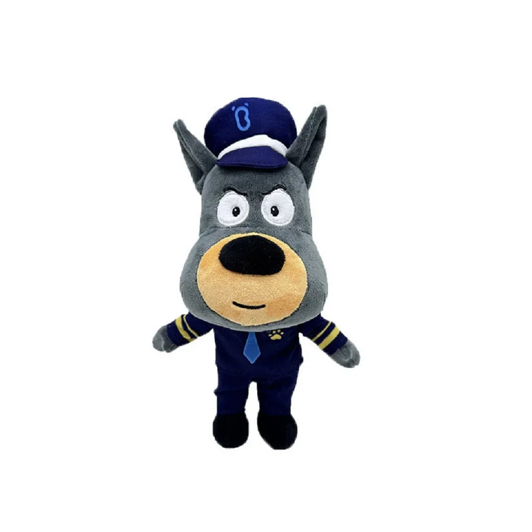 New Sheriff Labrador Dog Plush Toy Security Soft Stuffed Toys Children Gift