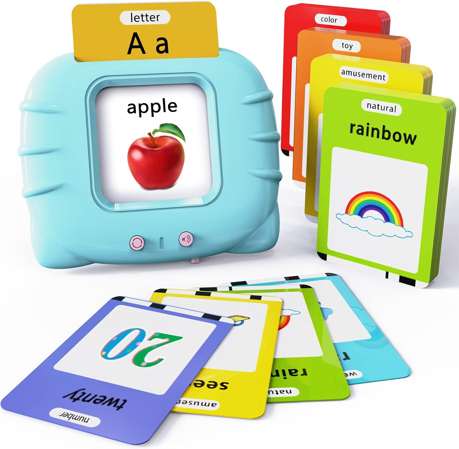Audible Learning Toy with Music for Toddler Age 1 2 3 4 5, 520 Sight Words Flash