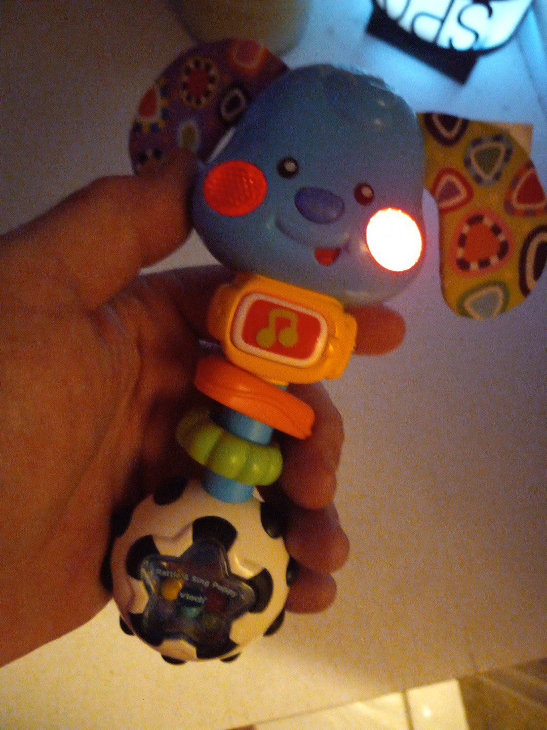 VTech Baby Rattle And Sing Puppy Dog Toy Baby Developmental Kids Learning Toy